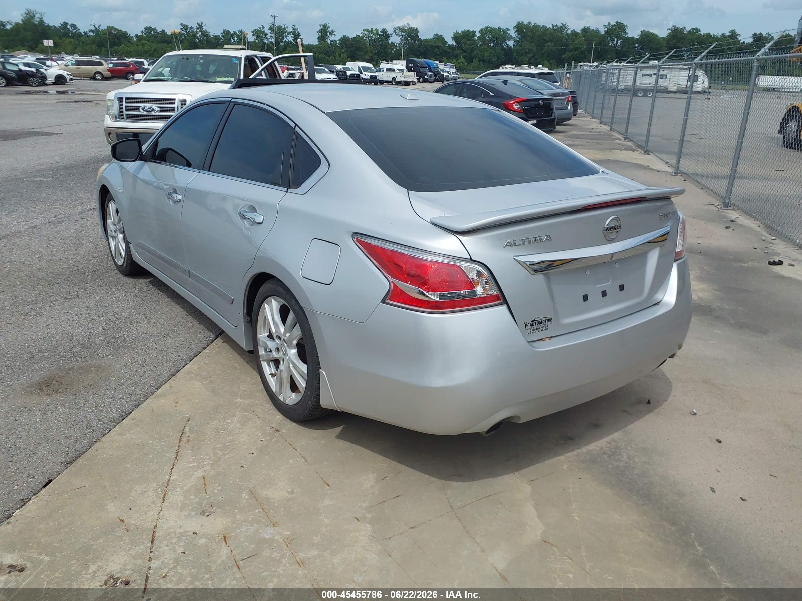 2015 Nissan Altima 3.5 Sl Silver vin: 1N4BL3AP6FC202593