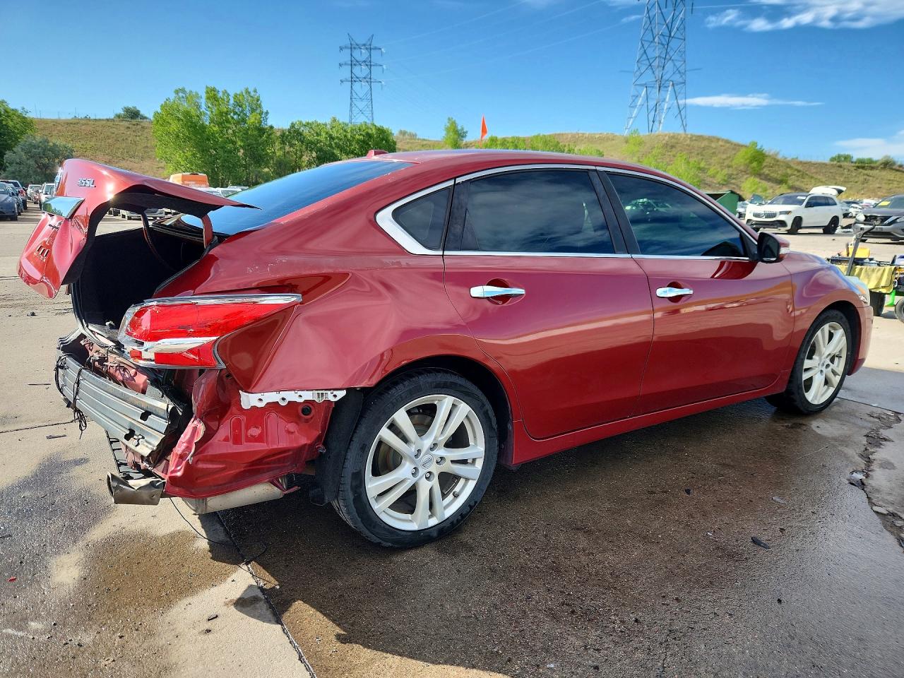 2015 Nissan Altima 3.5 Sl Red vin: 1N4BL3AP6FC492446