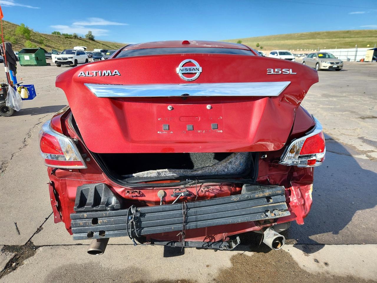 2015 Nissan Altima 3.5 Sl Red vin: 1N4BL3AP6FC492446
