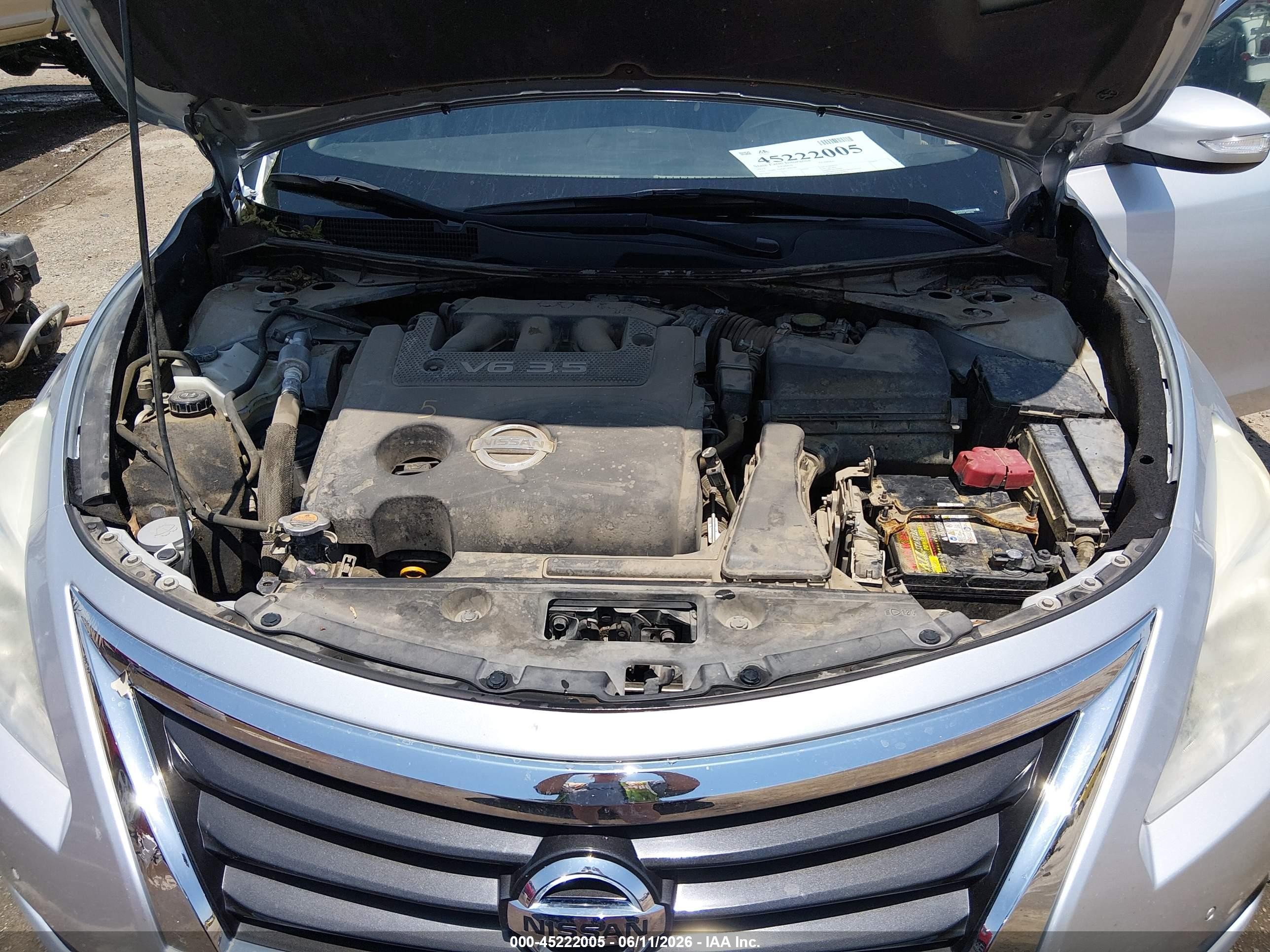 2015 Nissan Altima 3.5 S/3.5 Sl/3.5 Sv Silver vin: 1N4BL3AP6FC498196