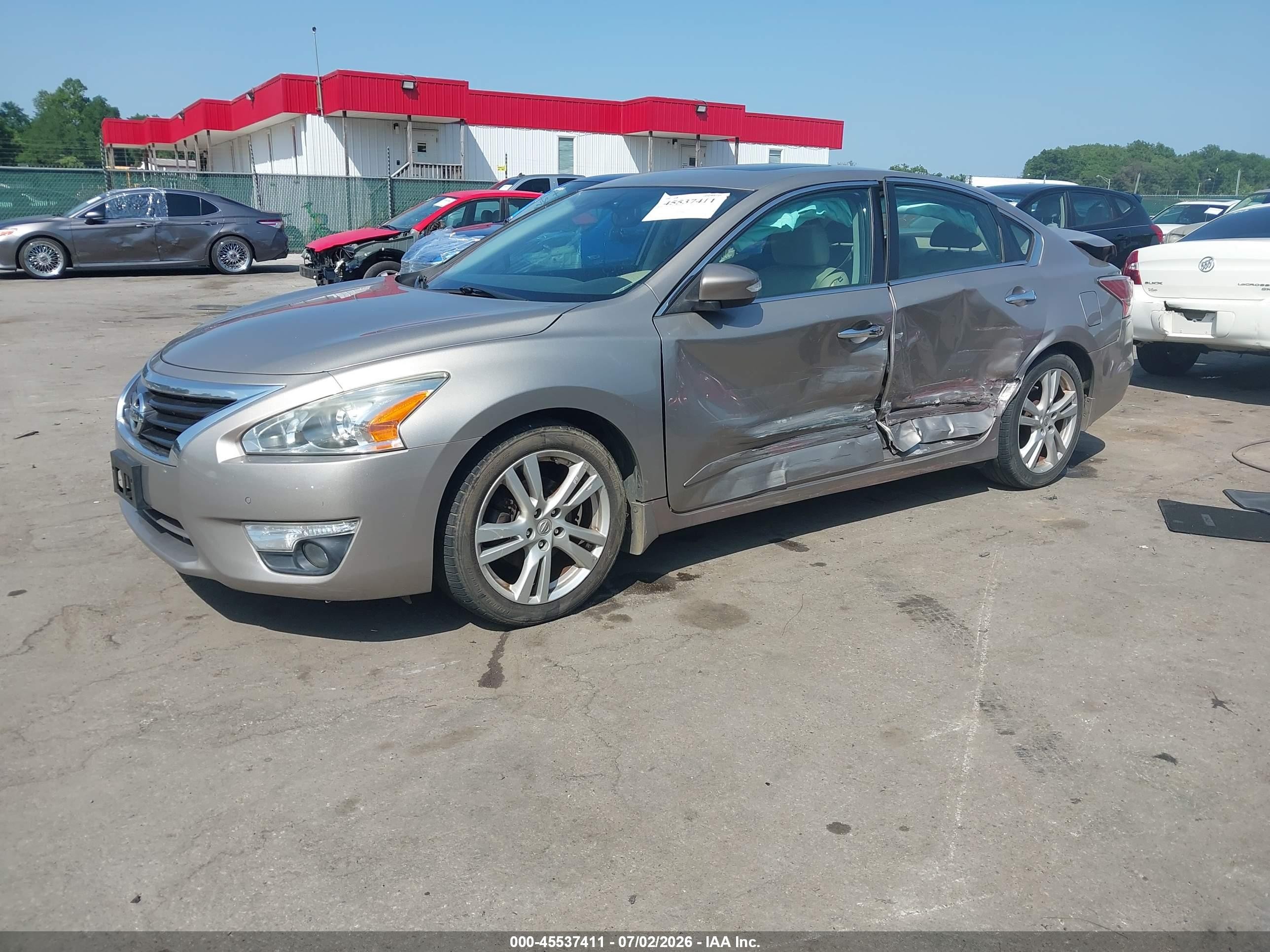 2015 Nissan Altima 3.5 Sl Silver vin: 1N4BL3AP6FC571177