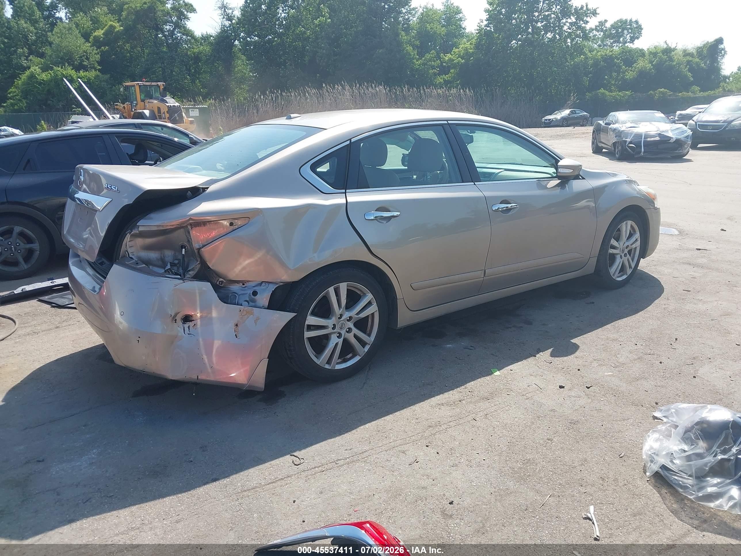 2015 Nissan Altima 3.5 Sl Silver vin: 1N4BL3AP6FC571177