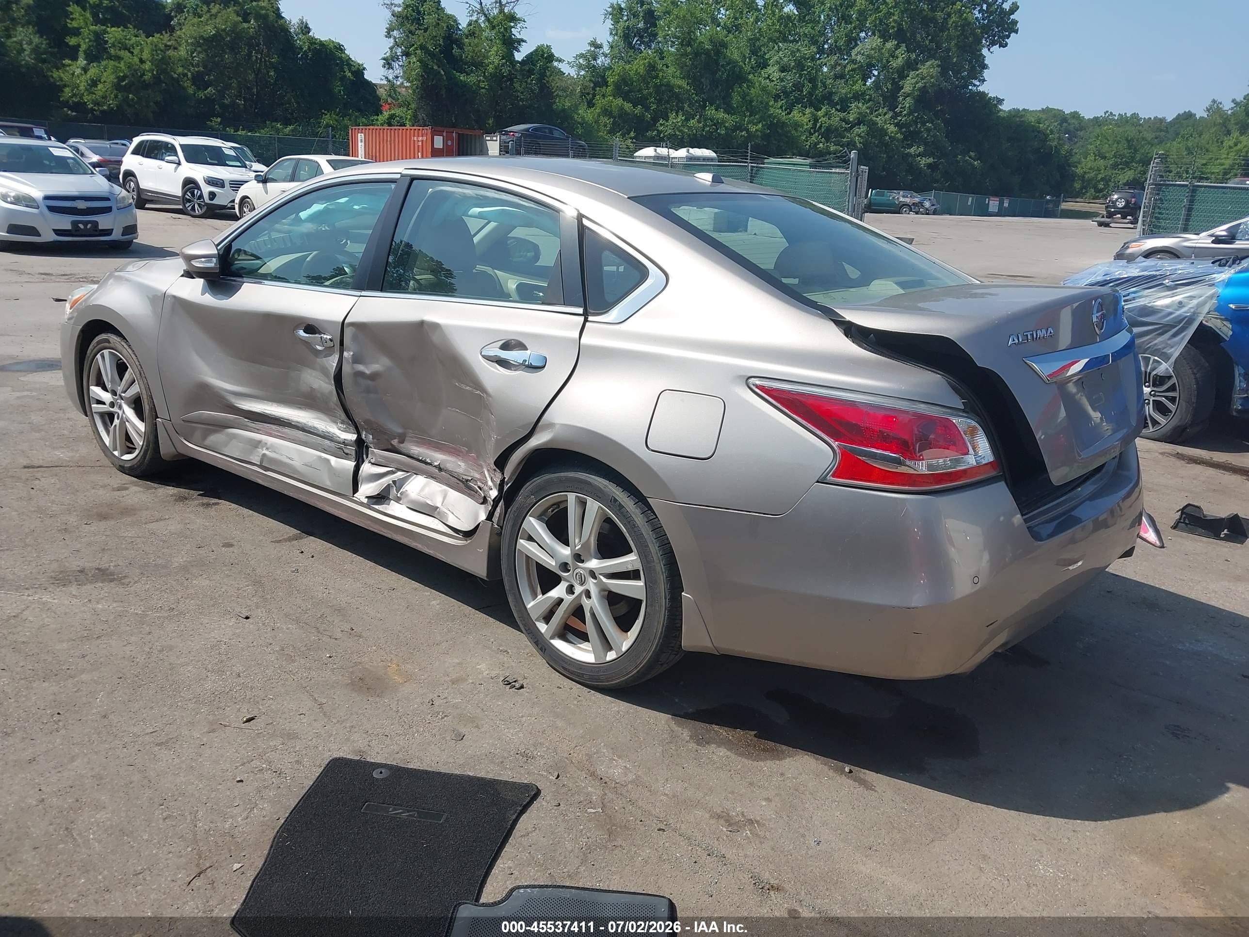 2015 Nissan Altima 3.5 Sl Silver vin: 1N4BL3AP6FC571177