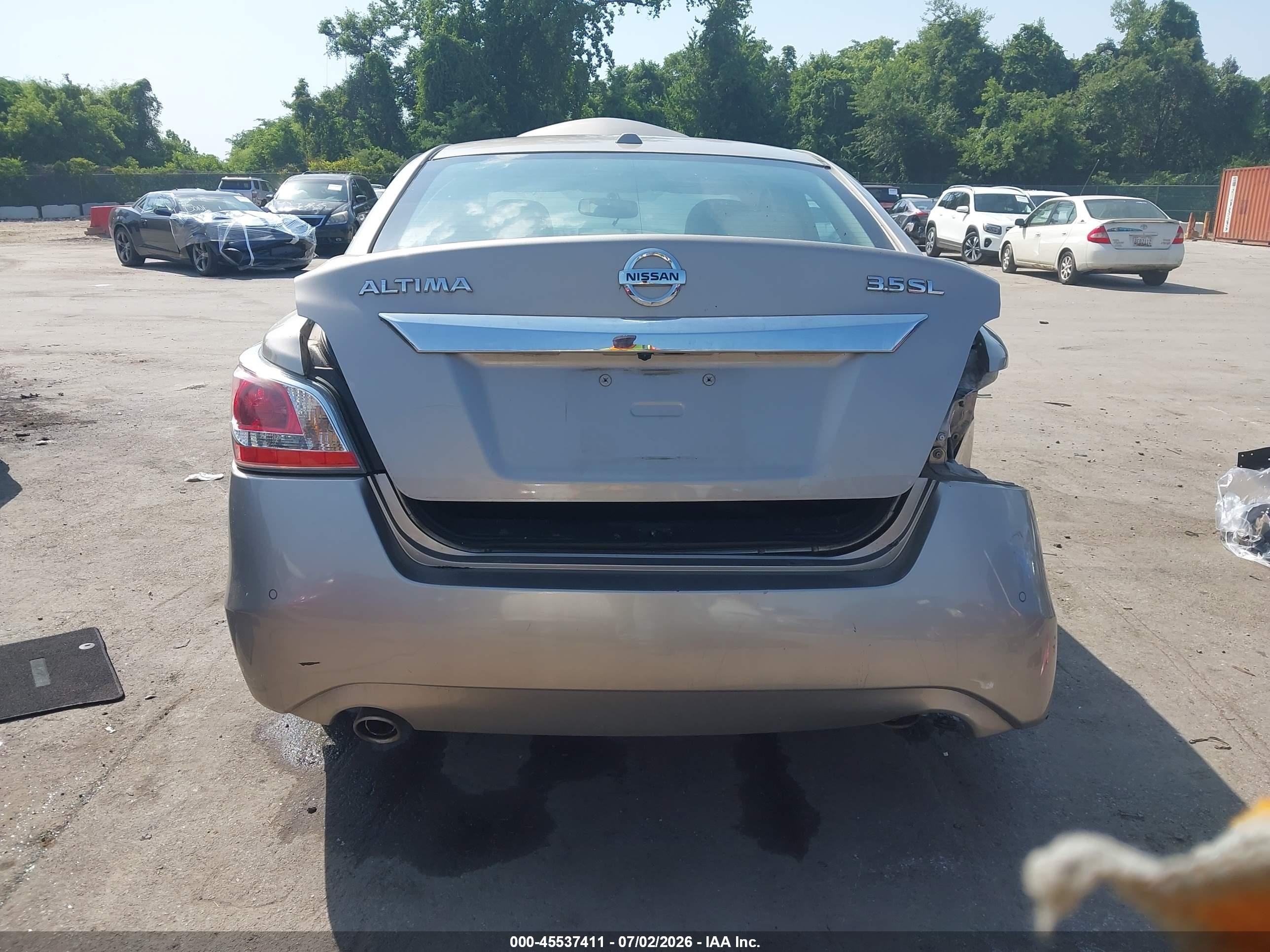 2015 Nissan Altima 3.5 Sl Silver vin: 1N4BL3AP6FC571177