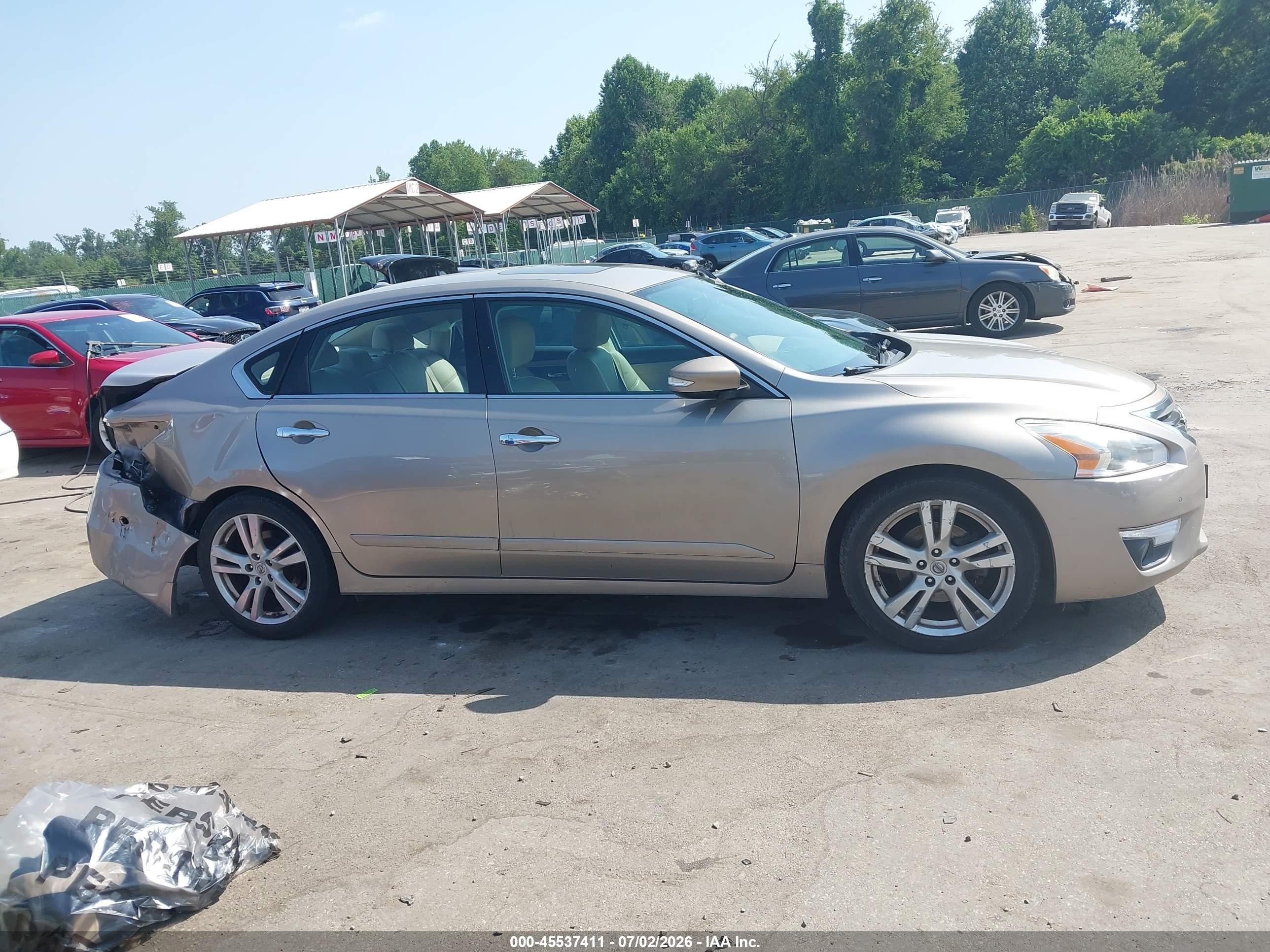 2015 Nissan Altima 3.5 Sl Silver vin: 1N4BL3AP6FC571177