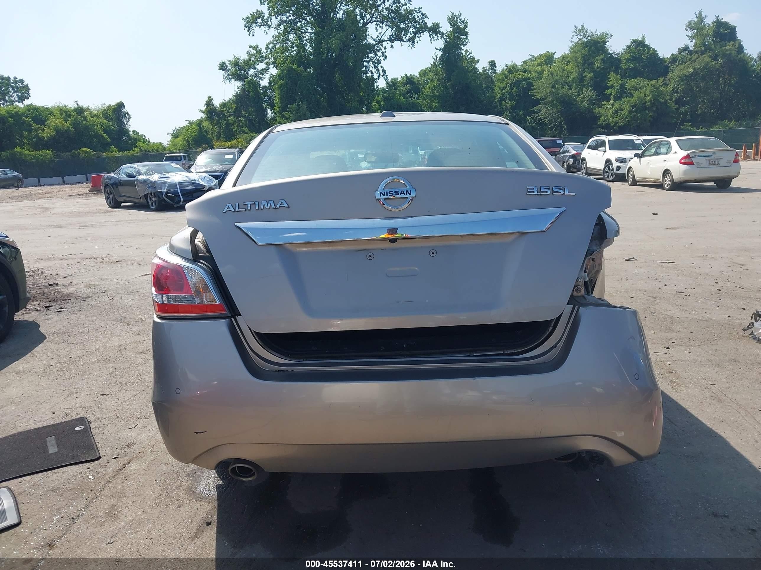 2015 Nissan Altima 3.5 Sl Silver vin: 1N4BL3AP6FC571177