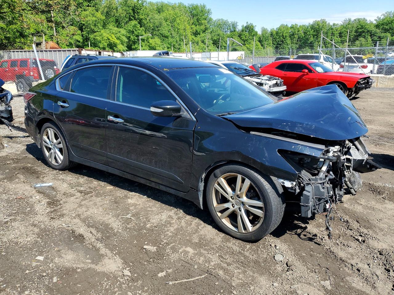 2015 Nissan Altima 3.5 Sl Black vin: 1N4BL3AP6FC579991