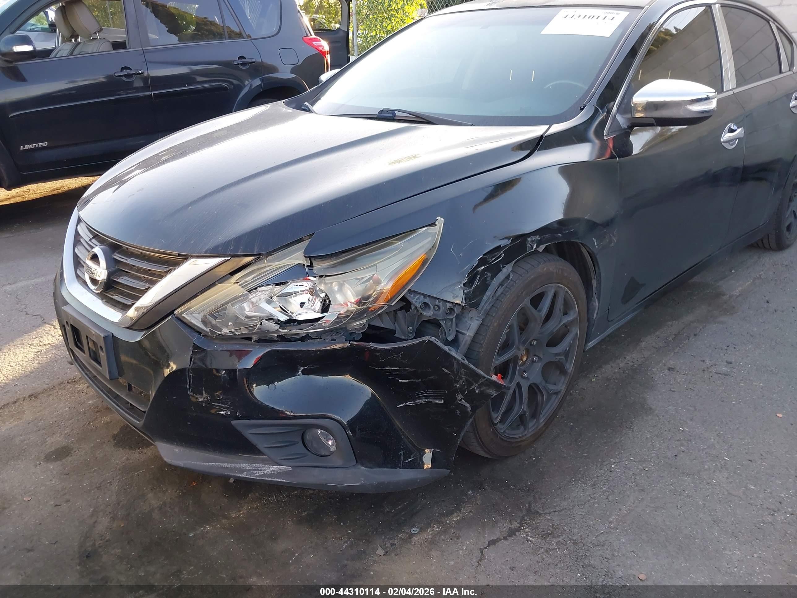 2016 Nissan Altima 3.5 Sl/3.5 Sr Черный vin: 1N4BL3AP6GC155602