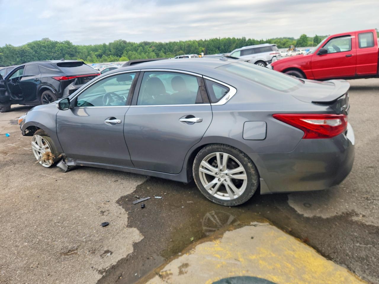 2016 Nissan Altima 3.5 Sl Silver vin: 1N4BL3AP6GC181018