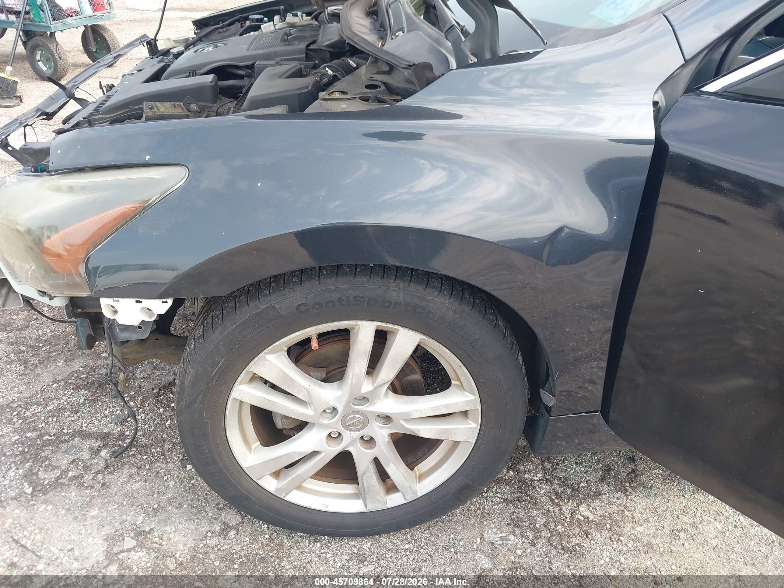 2013 Nissan Altima 3.5 S Black vin: 1N4BL3AP7DC118859