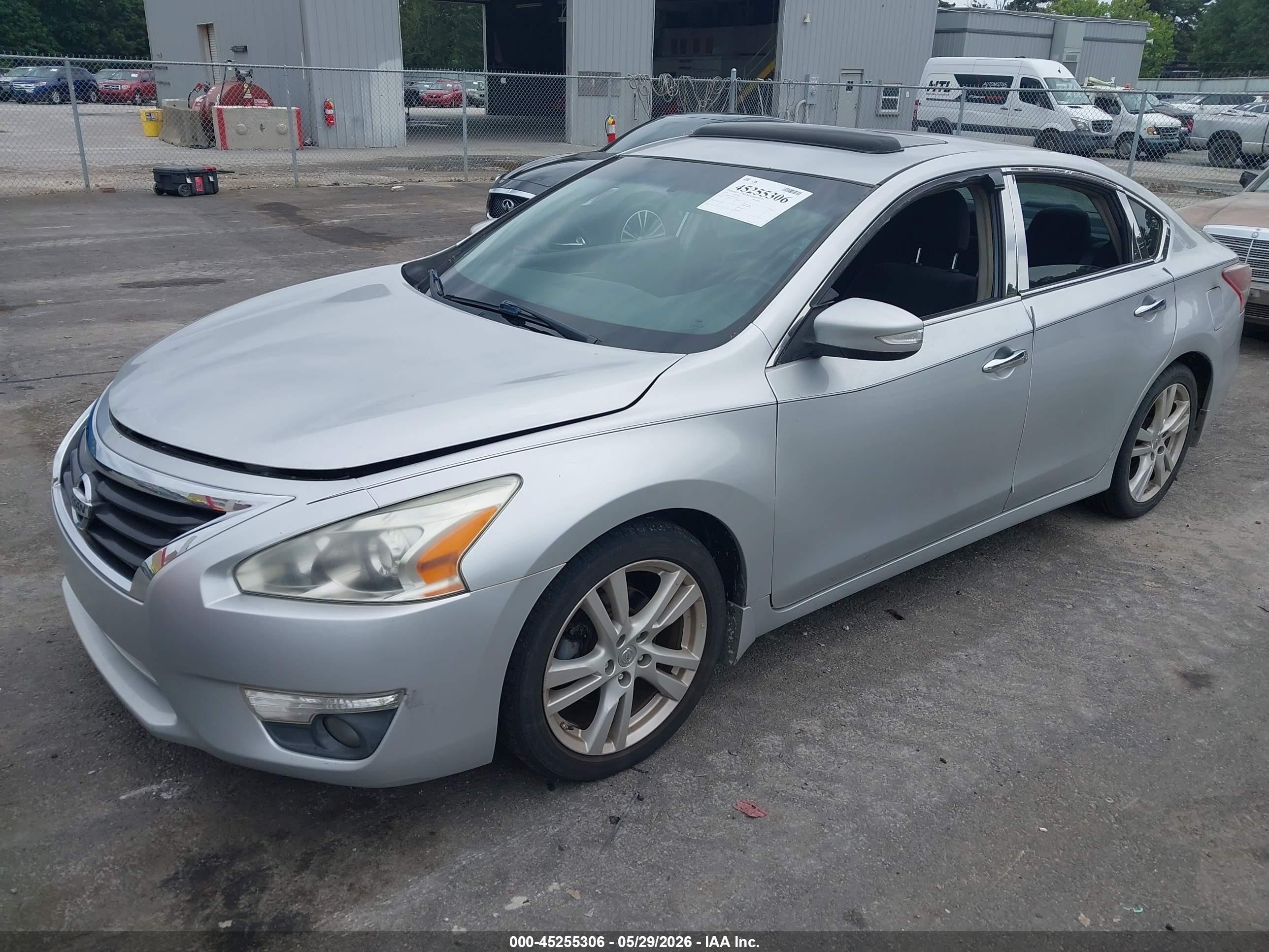 2013 Nissan Altima 3.5 Sv Silver vin: 1N4BL3AP7DC133166