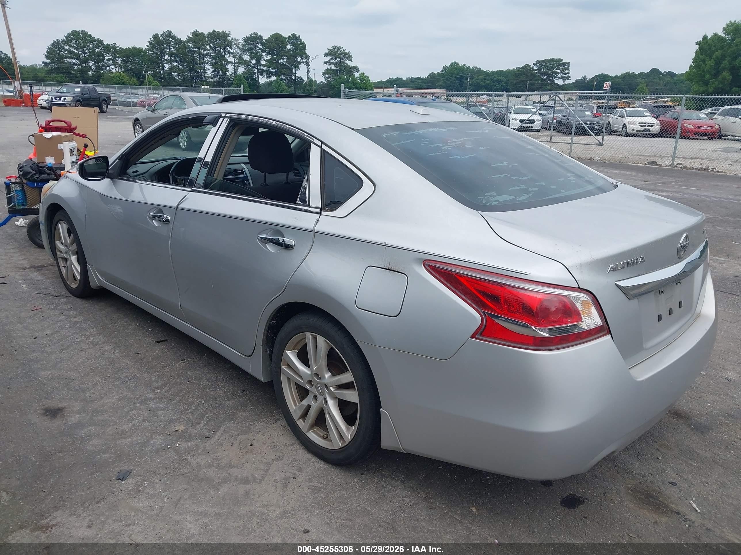 2013 Nissan Altima 3.5 Sv Silver vin: 1N4BL3AP7DC133166