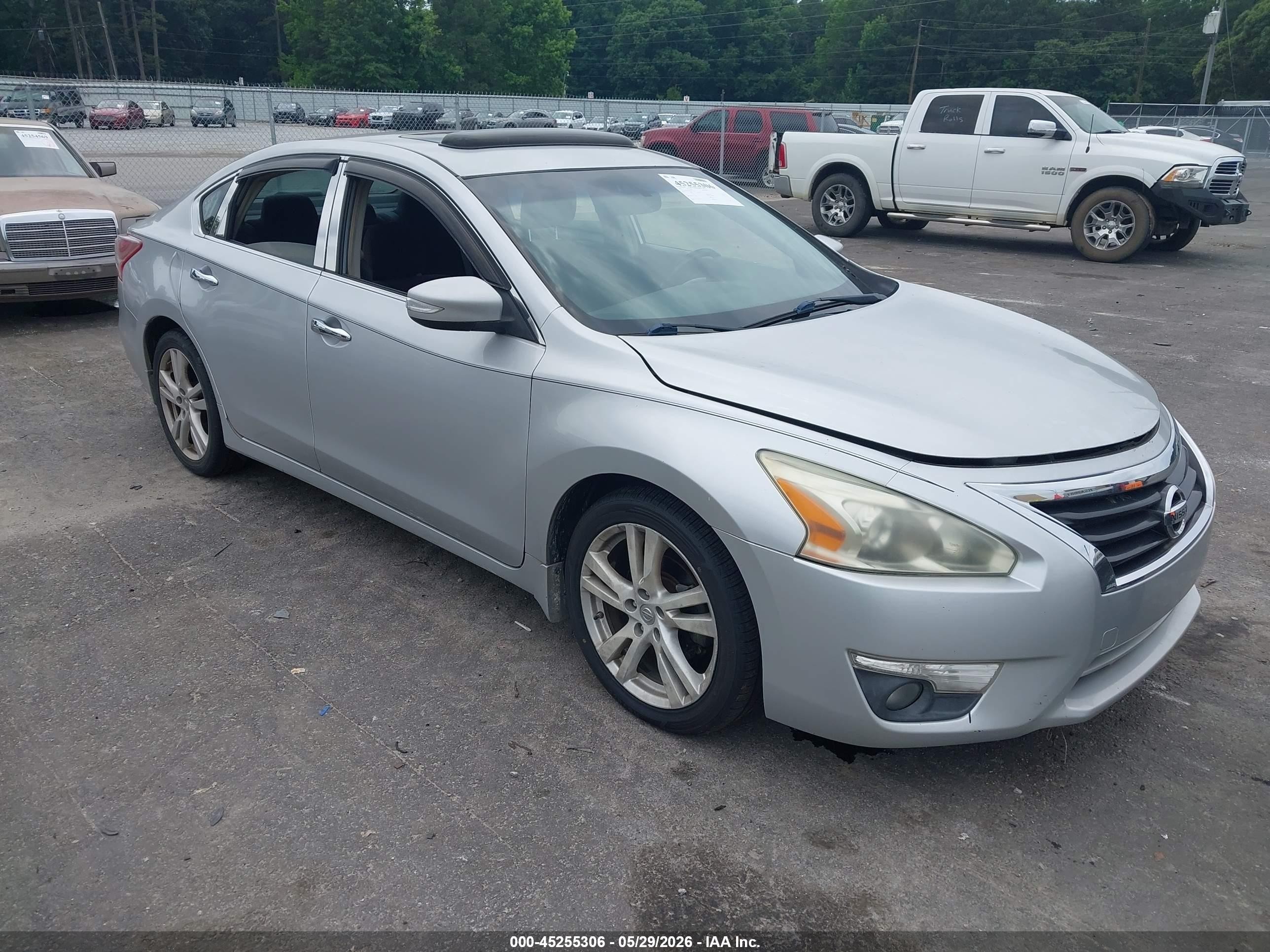 2013 Nissan Altima 3.5 Sv Серебряный vin: 1N4BL3AP7DC133166