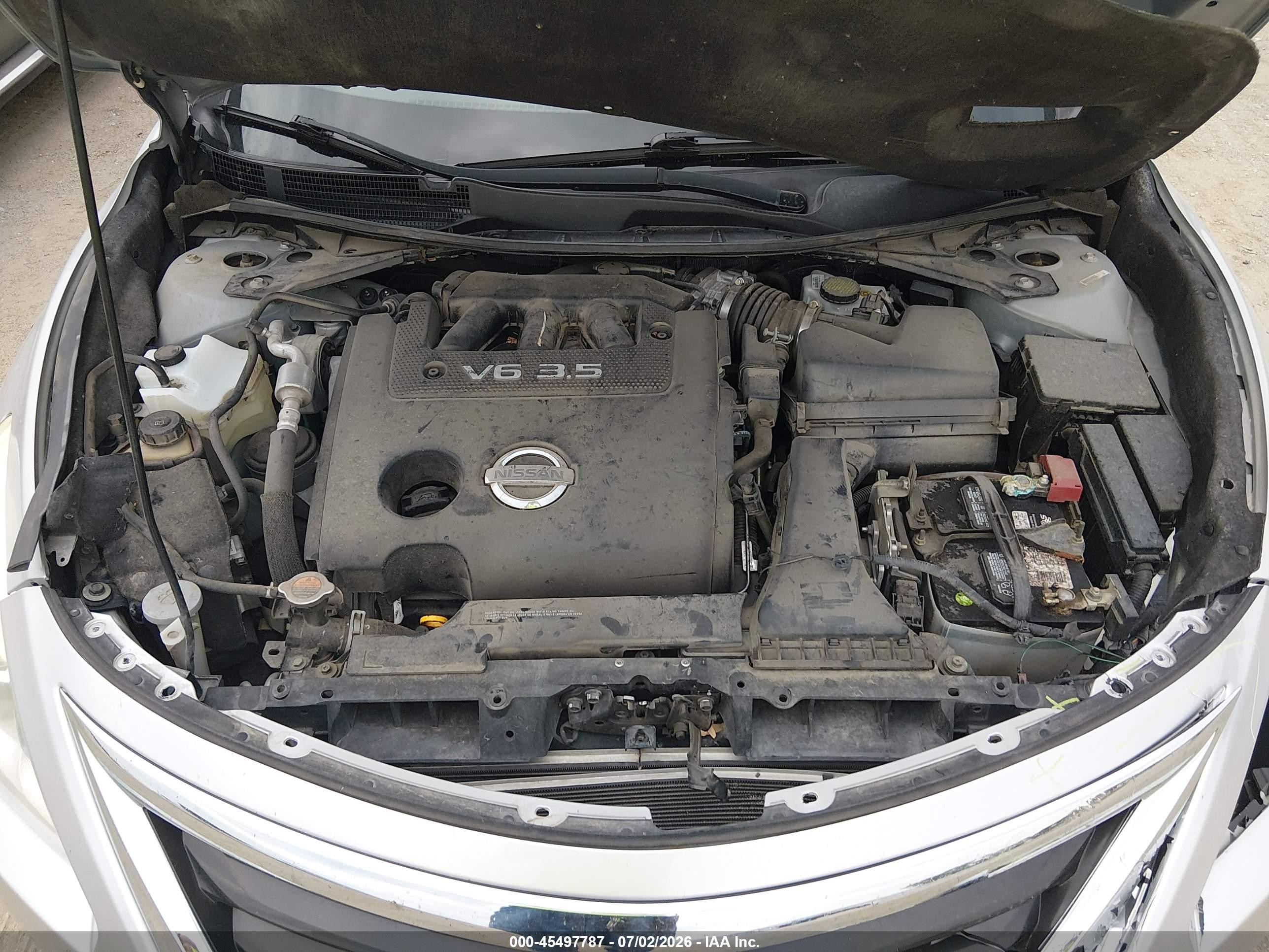 2013 Nissan Altima 3.5 Sv Silver vin: 1N4BL3AP7DN496989