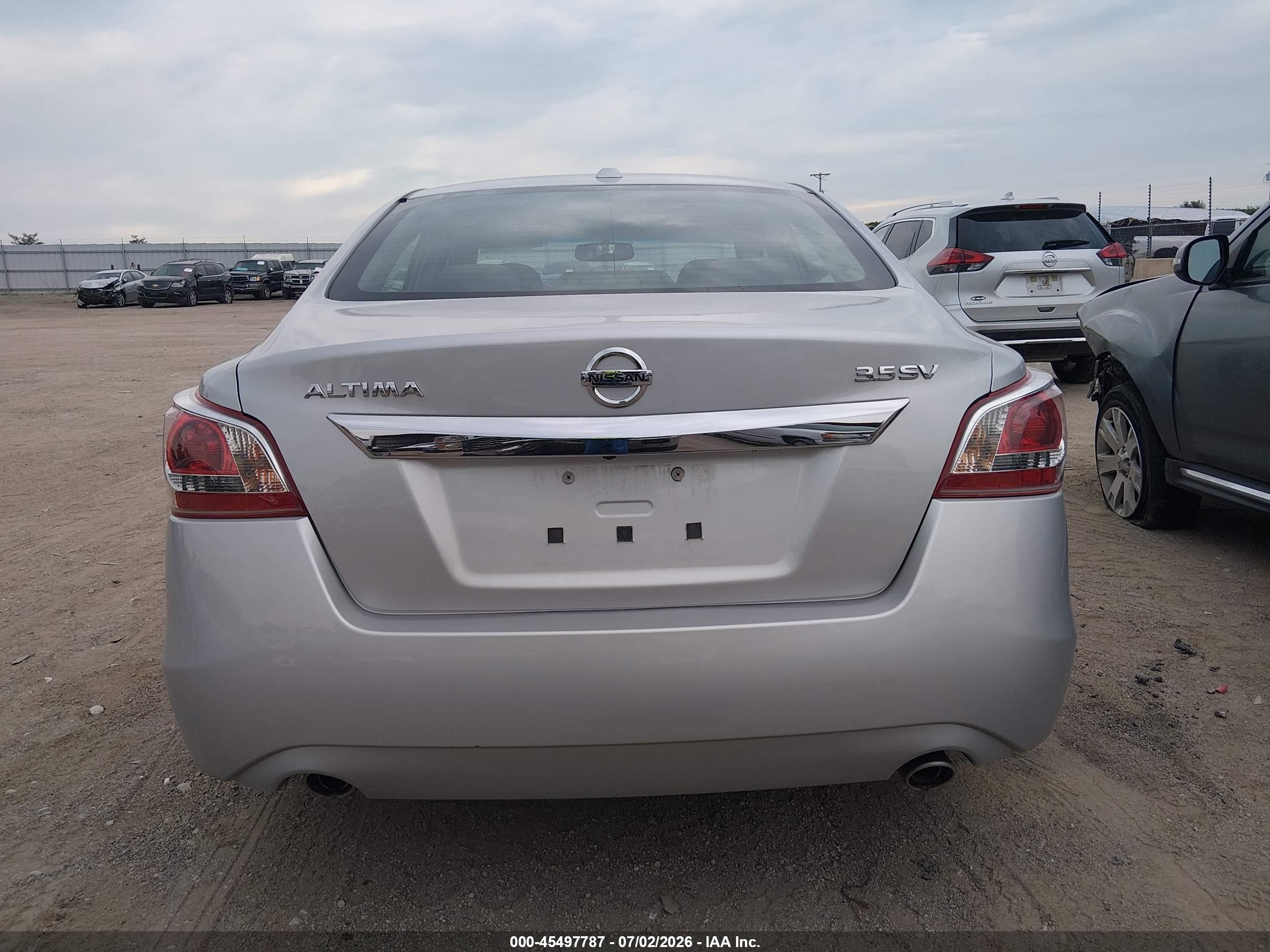 2013 Nissan Altima 3.5 Sv Silver vin: 1N4BL3AP7DN496989