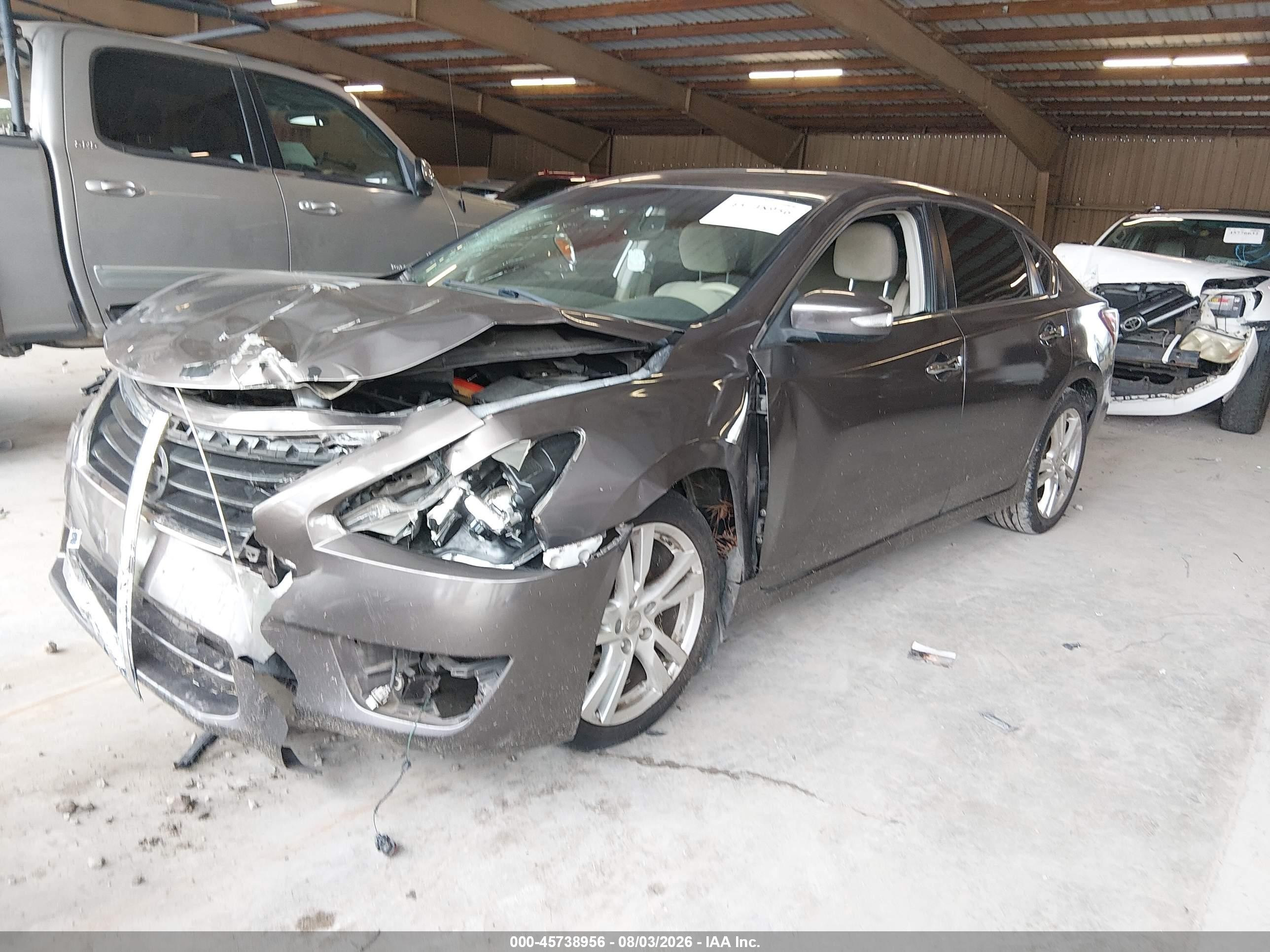 2013 Nissan Altima 3.5 Sv Gray vin: 1N4BL3AP7DN497169