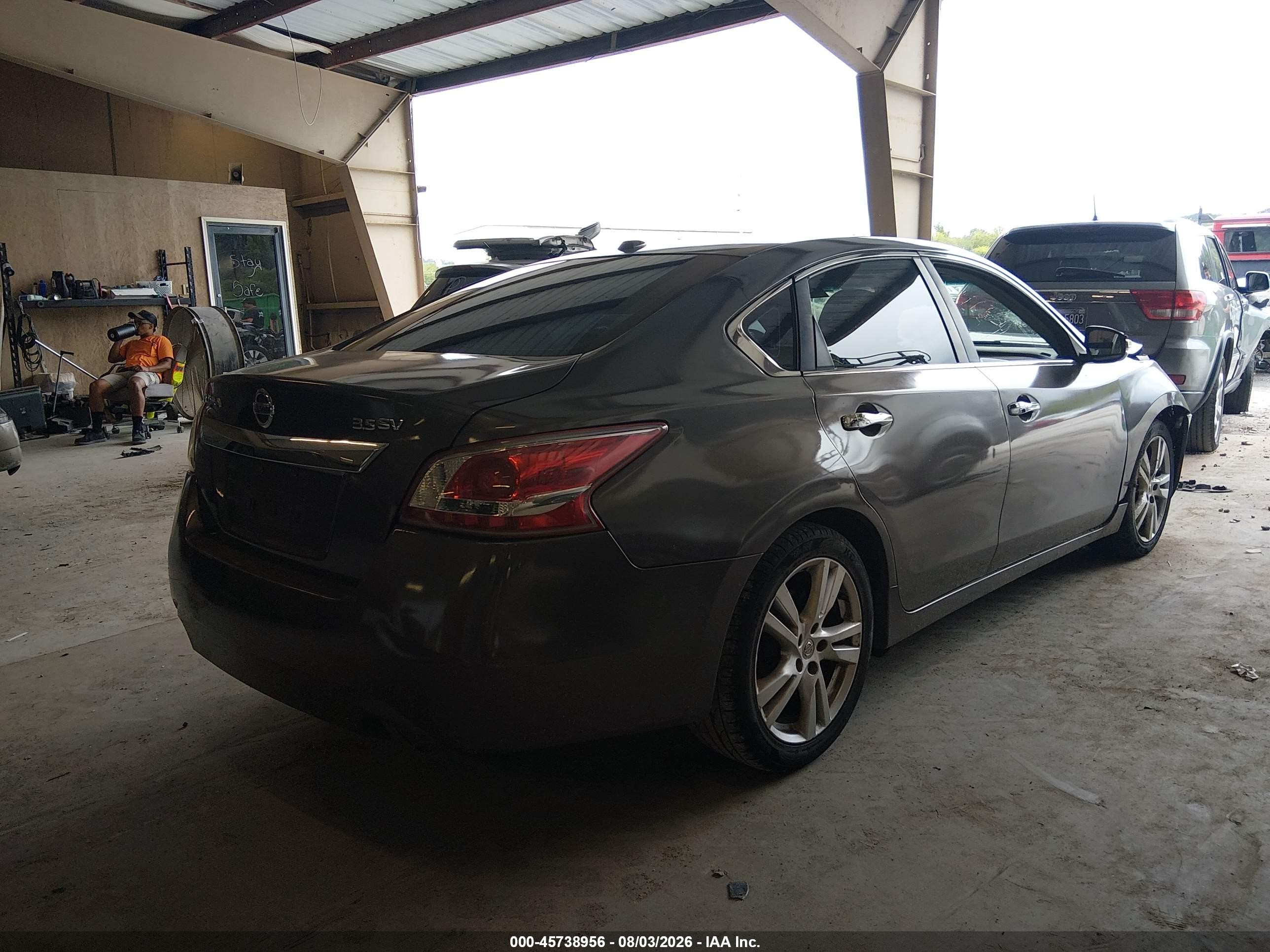 2013 Nissan Altima 3.5 Sv Gray vin: 1N4BL3AP7DN497169