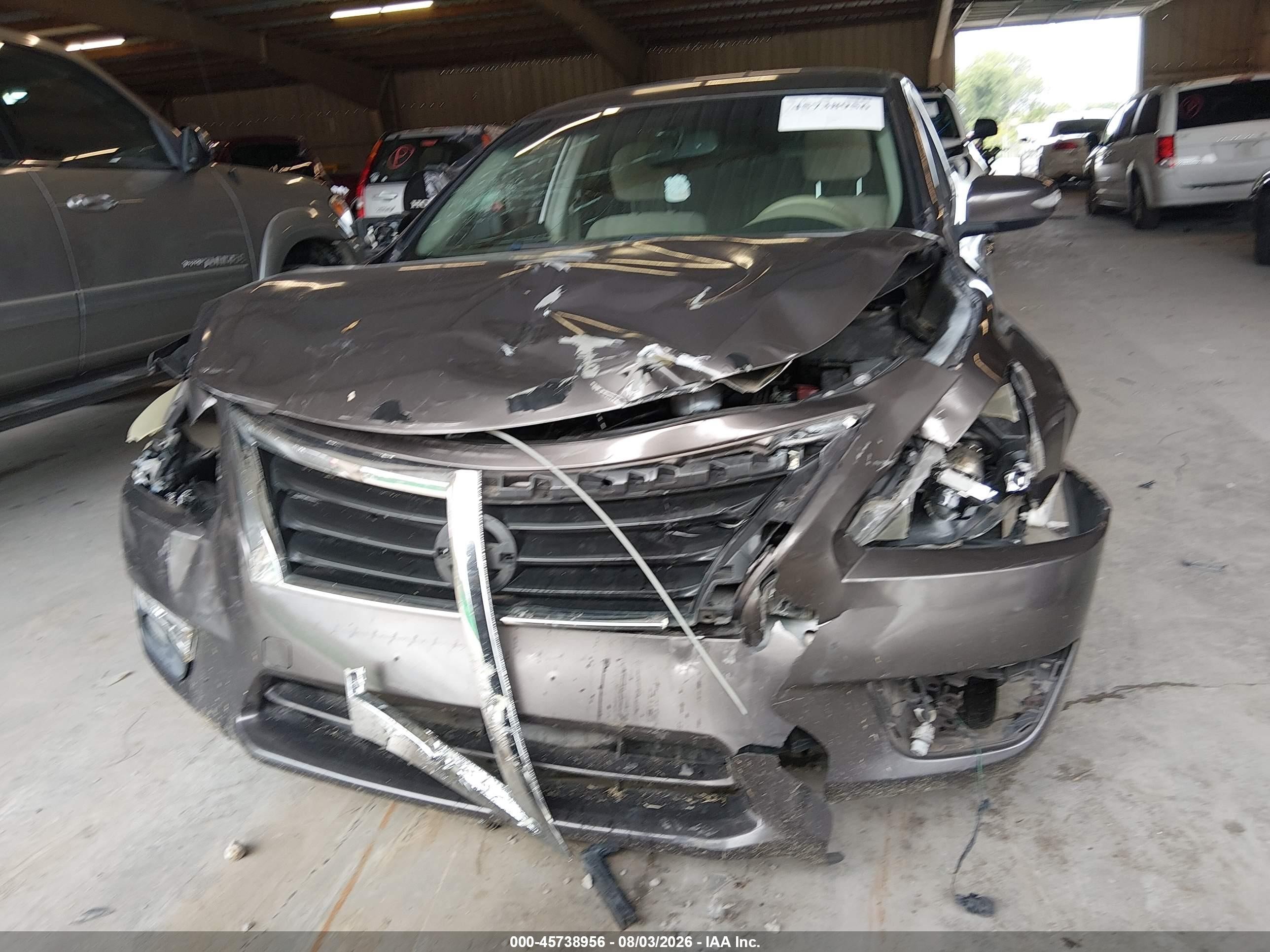 2013 Nissan Altima 3.5 Sv Gray vin: 1N4BL3AP7DN497169