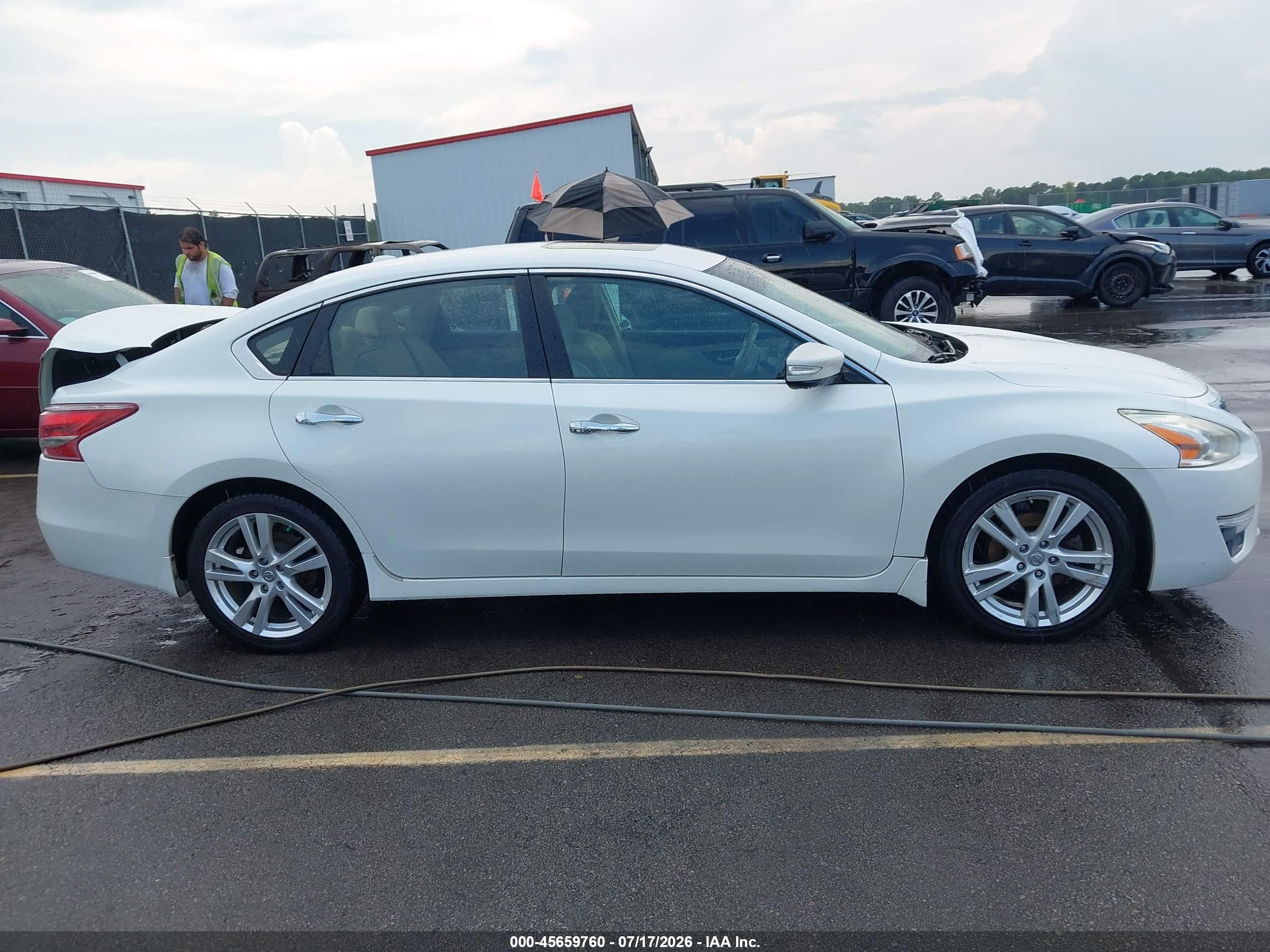 2013 Nissan Altima 3.5 Sl White vin: 1N4BL3AP7DN538464