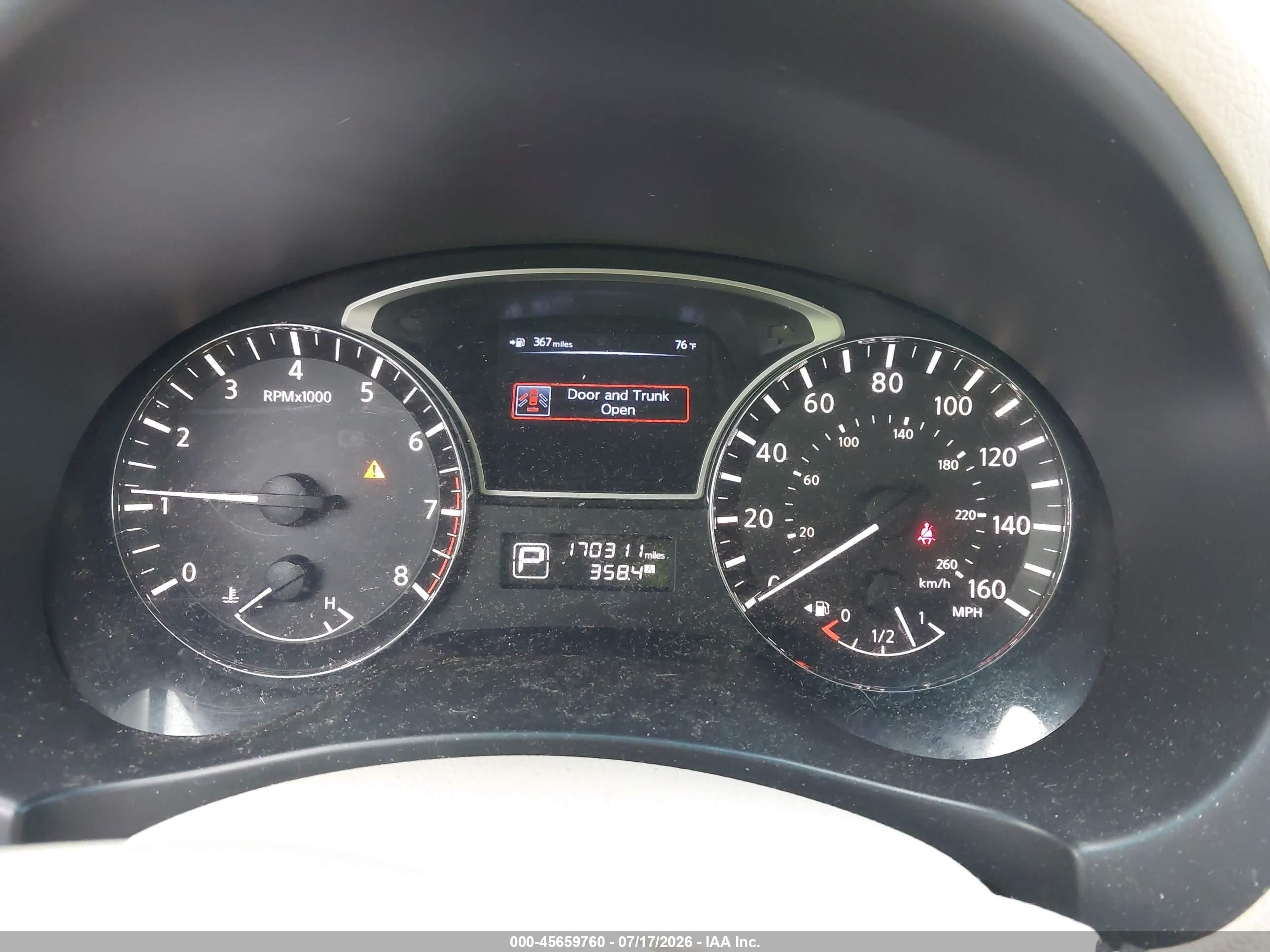 2013 Nissan Altima 3.5 Sl White vin: 1N4BL3AP7DN538464