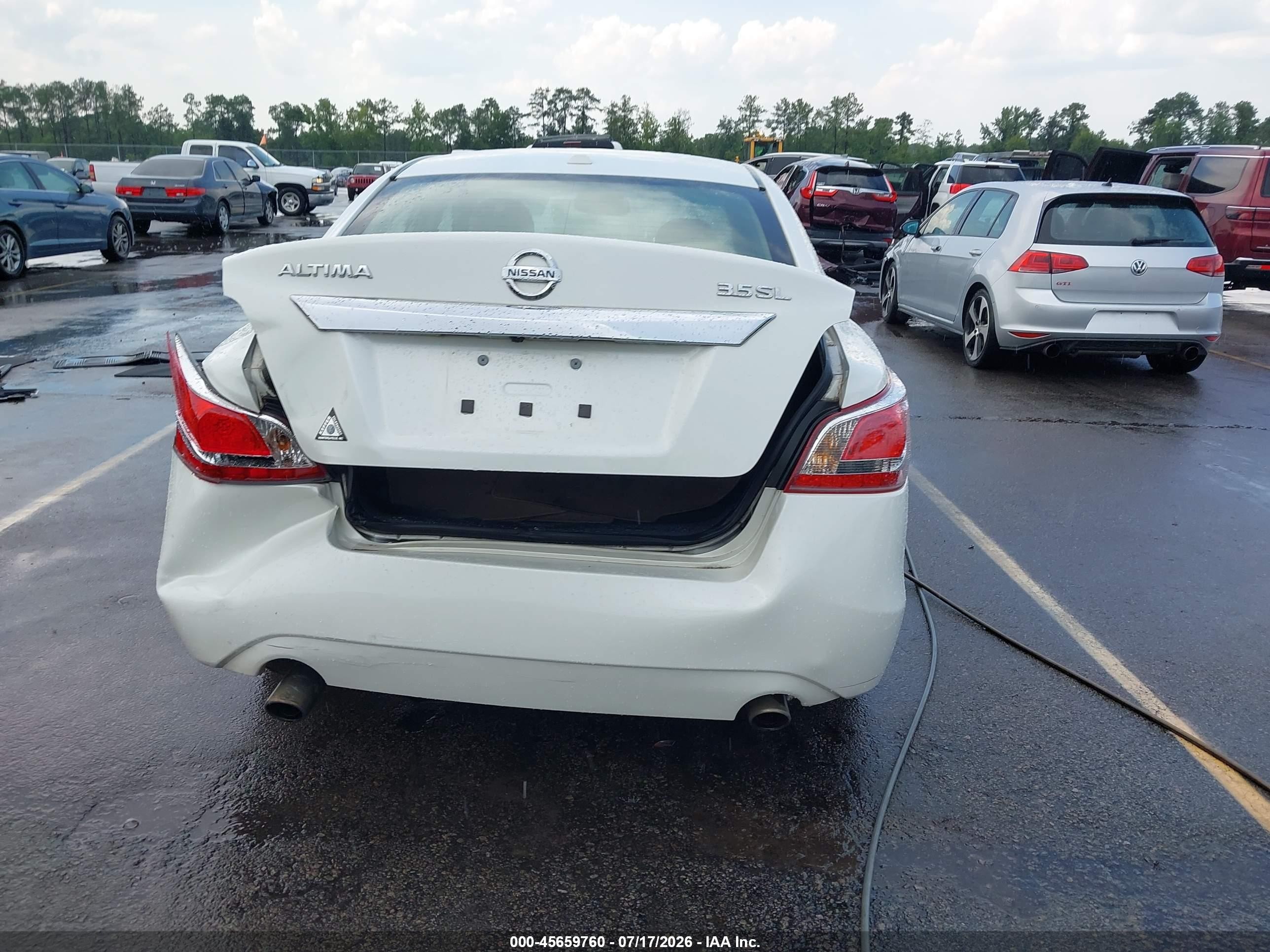 2013 Nissan Altima 3.5 Sl White vin: 1N4BL3AP7DN538464