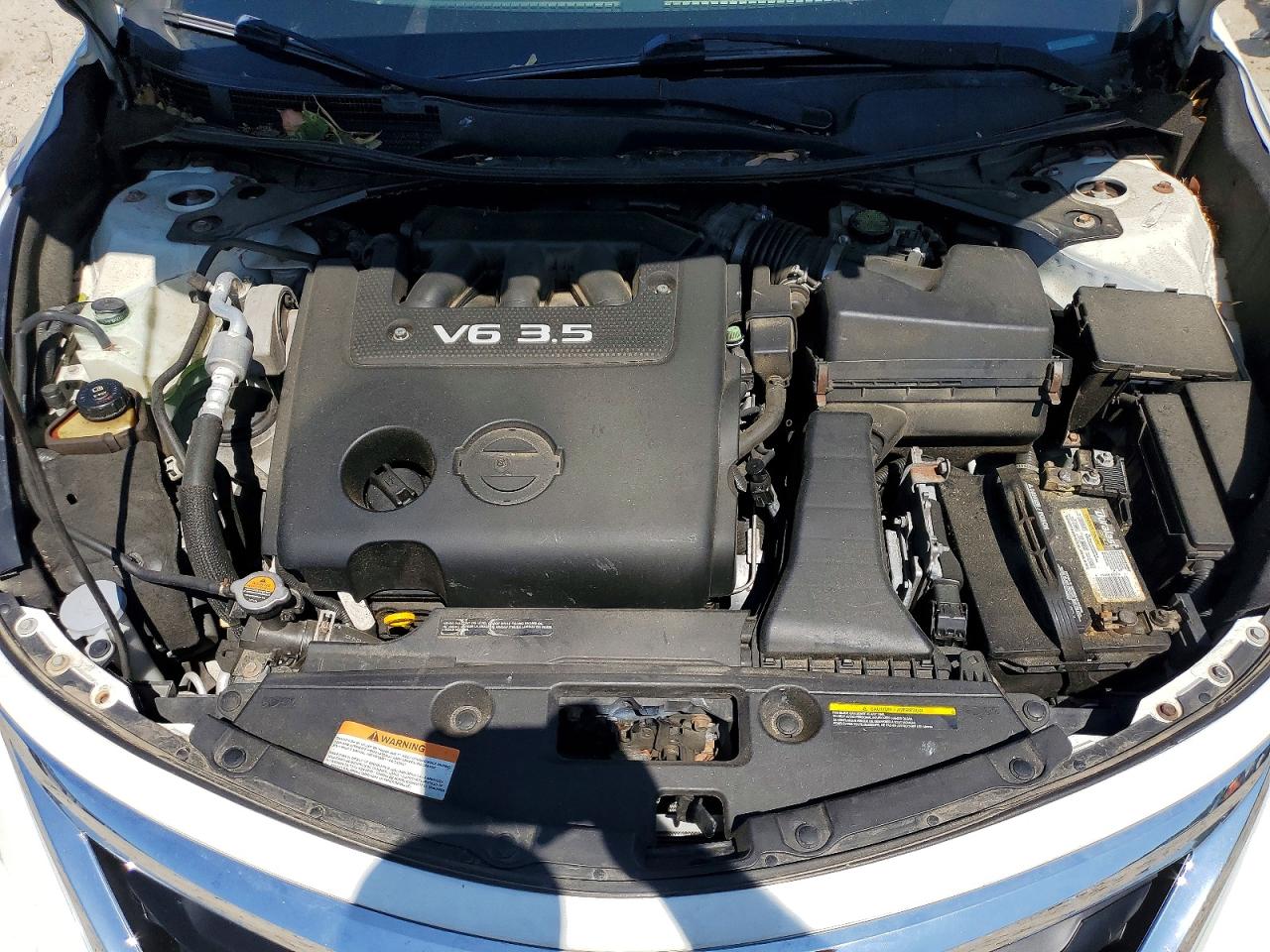 2013 Nissan Altima 3.5 S White vin: 1N4BL3AP7DN582495