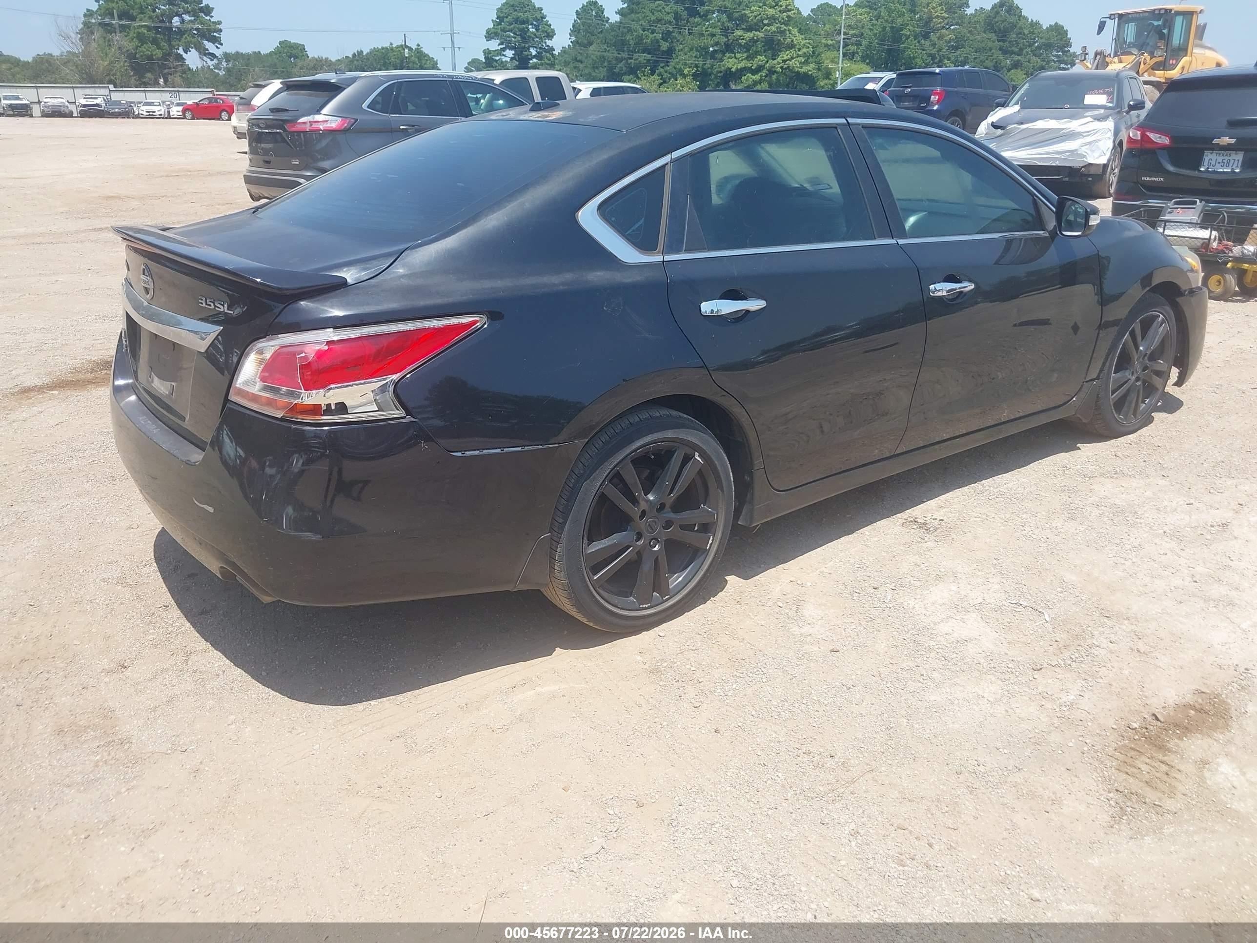 2014 Nissan Altima 3.5 Sl Black vin: 1N4BL3AP7EC276023