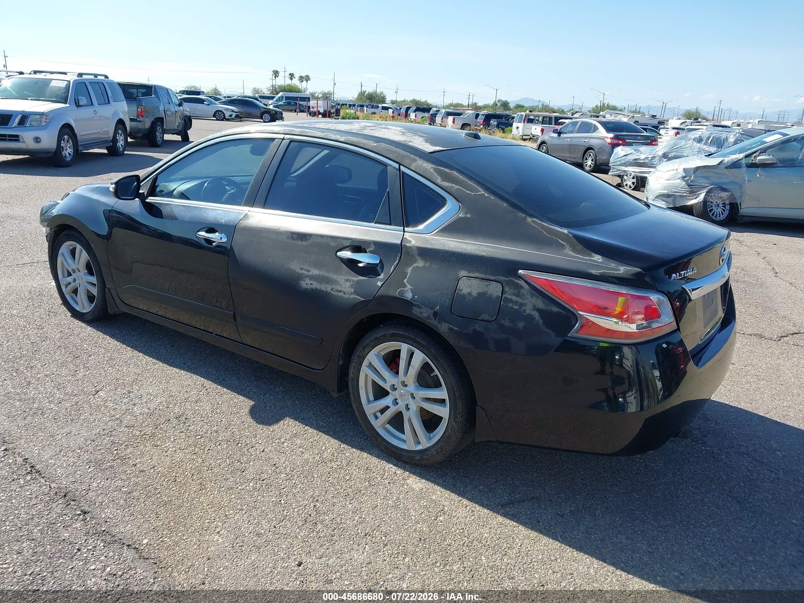 2014 Nissan Altima 3.5 Sl Black vin: 1N4BL3AP7EC414904