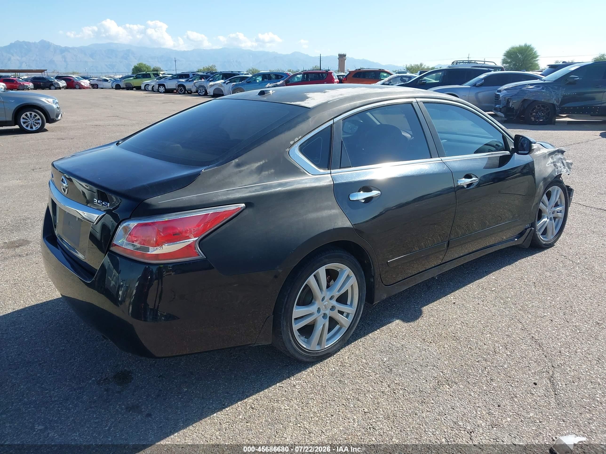 2014 Nissan Altima 3.5 Sl Black vin: 1N4BL3AP7EC414904