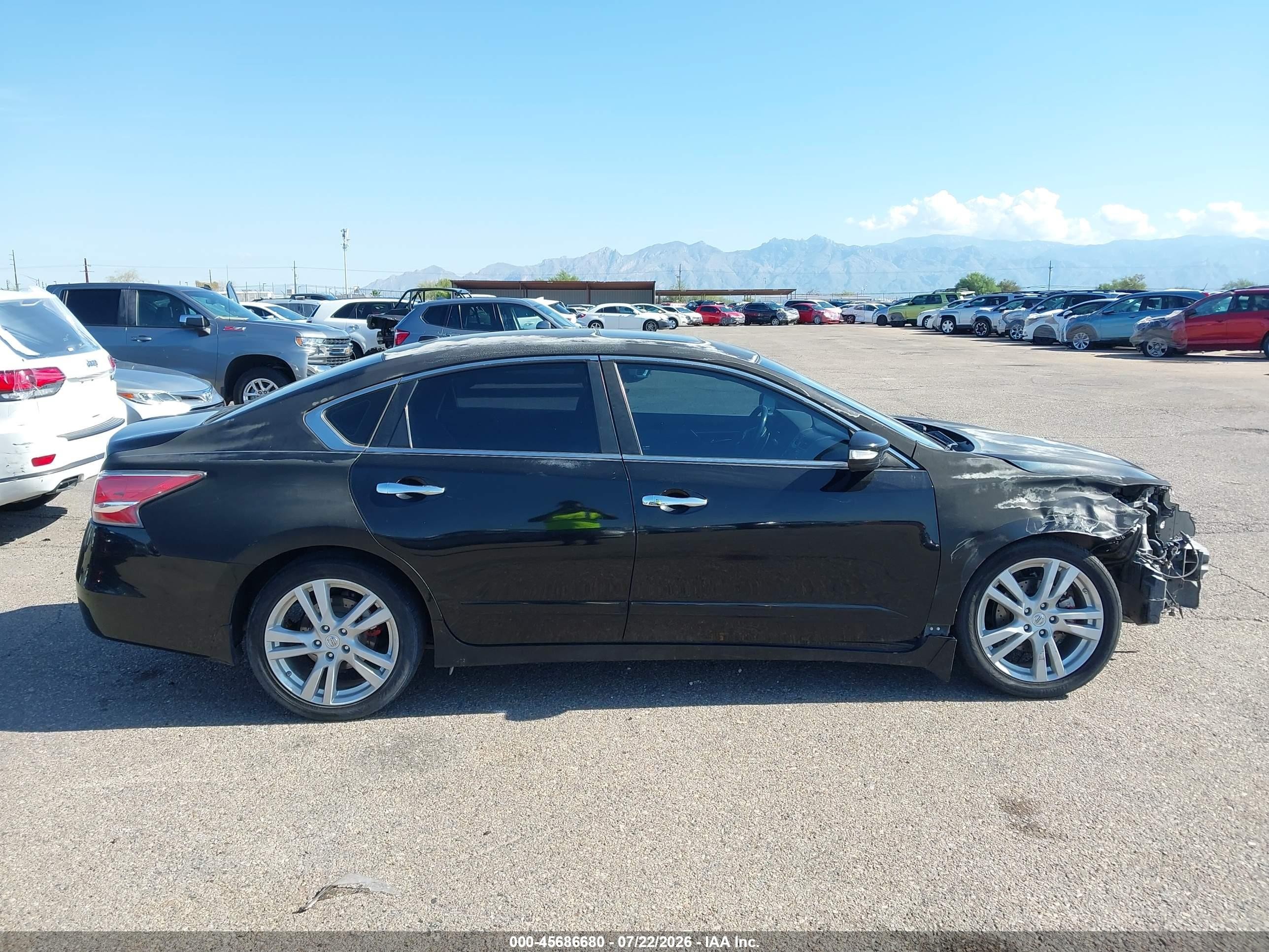 2014 Nissan Altima 3.5 Sl Black vin: 1N4BL3AP7EC414904