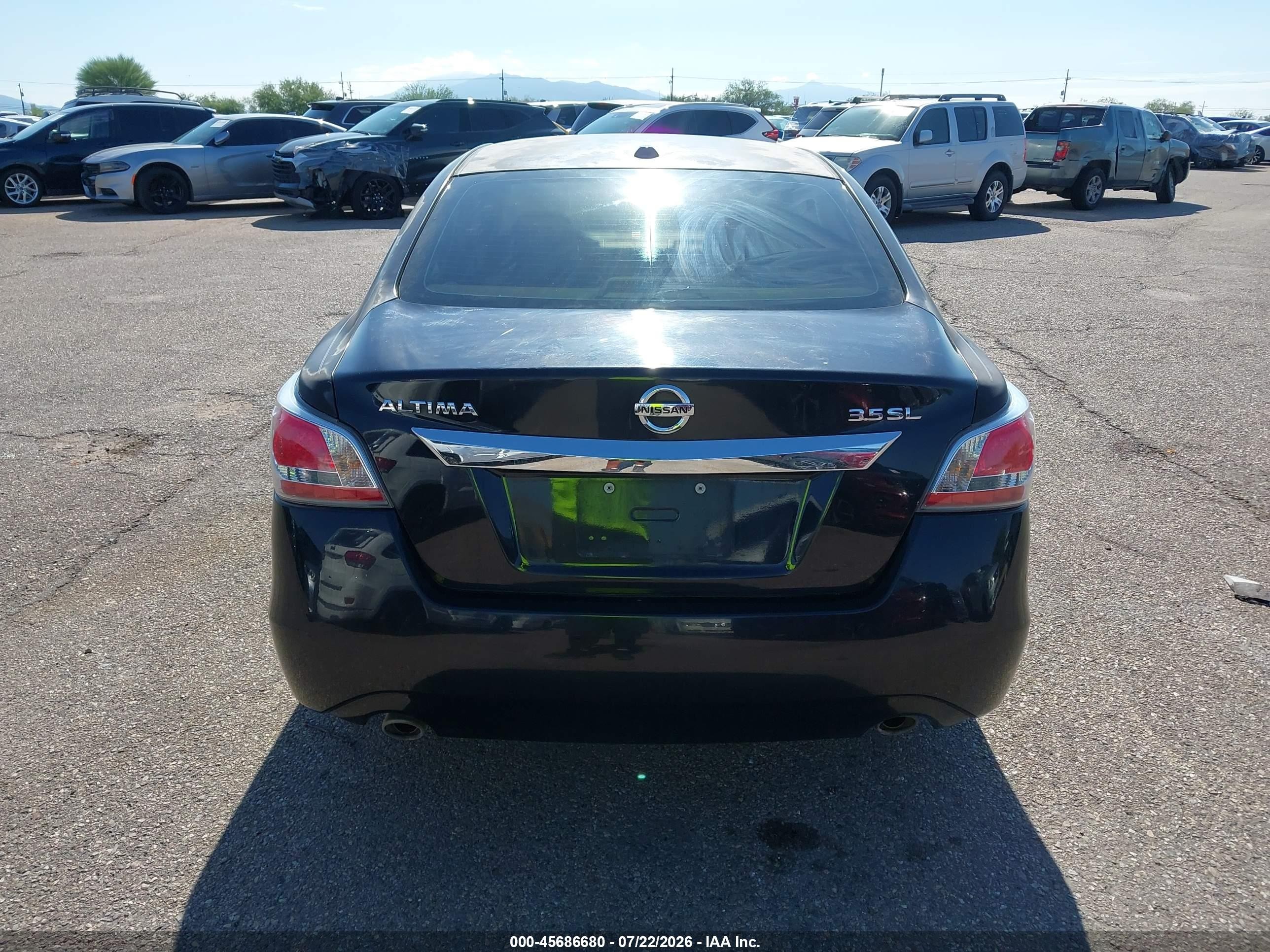 2014 Nissan Altima 3.5 Sl Black vin: 1N4BL3AP7EC414904