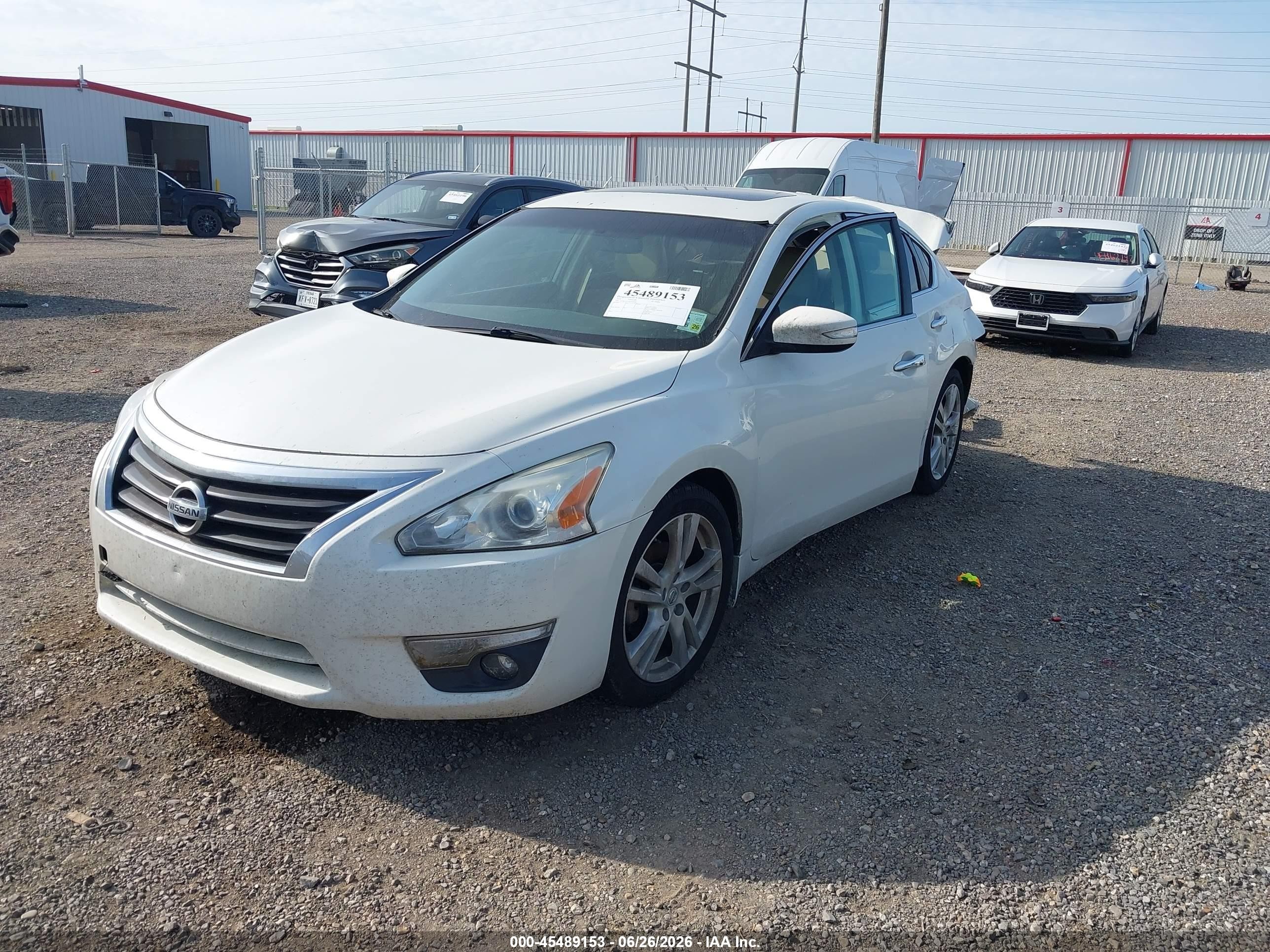 2014 Nissan Altima 3.5 Sl White vin: 1N4BL3AP7EN241809