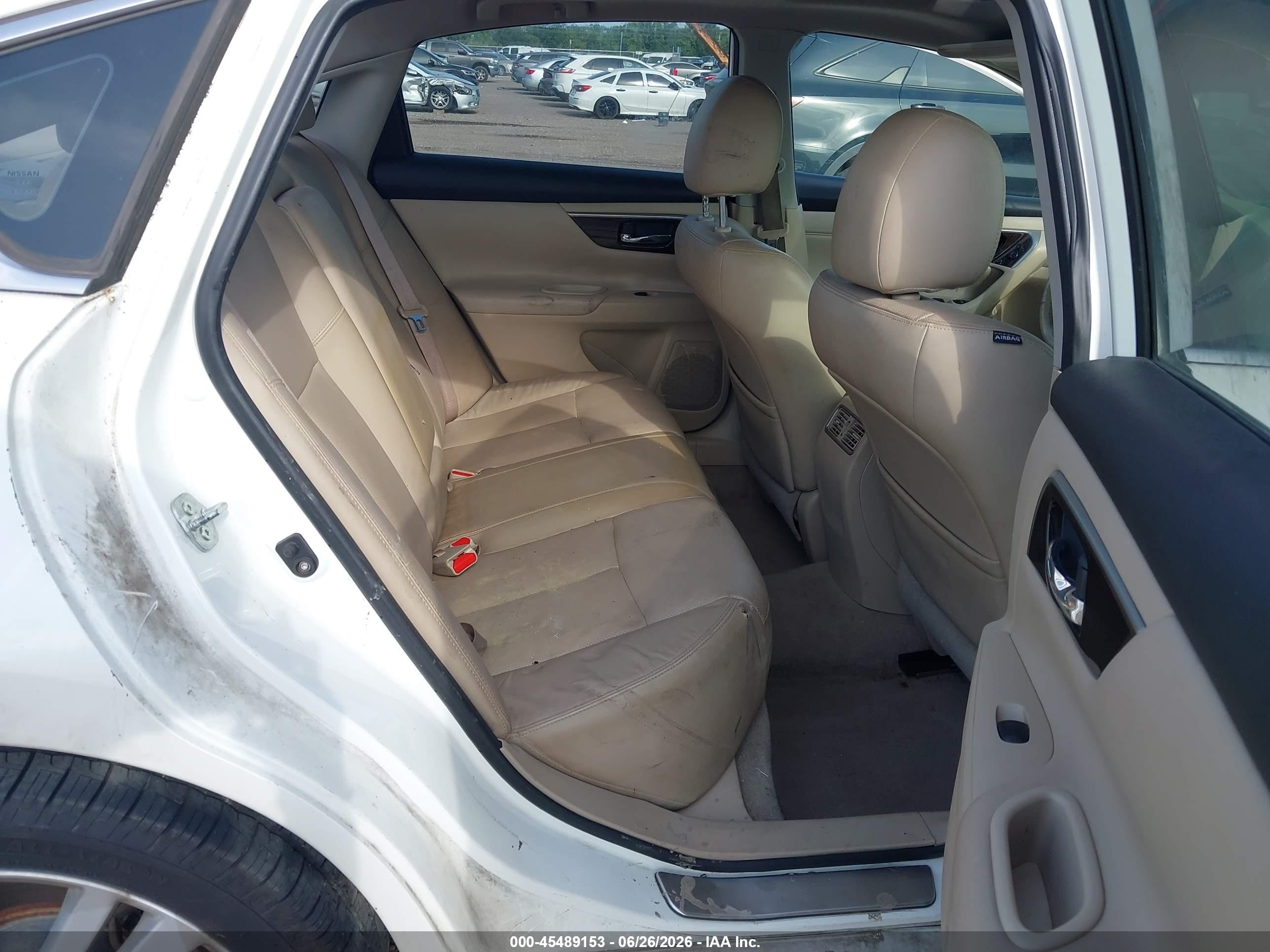 2014 Nissan Altima 3.5 Sl White vin: 1N4BL3AP7EN241809