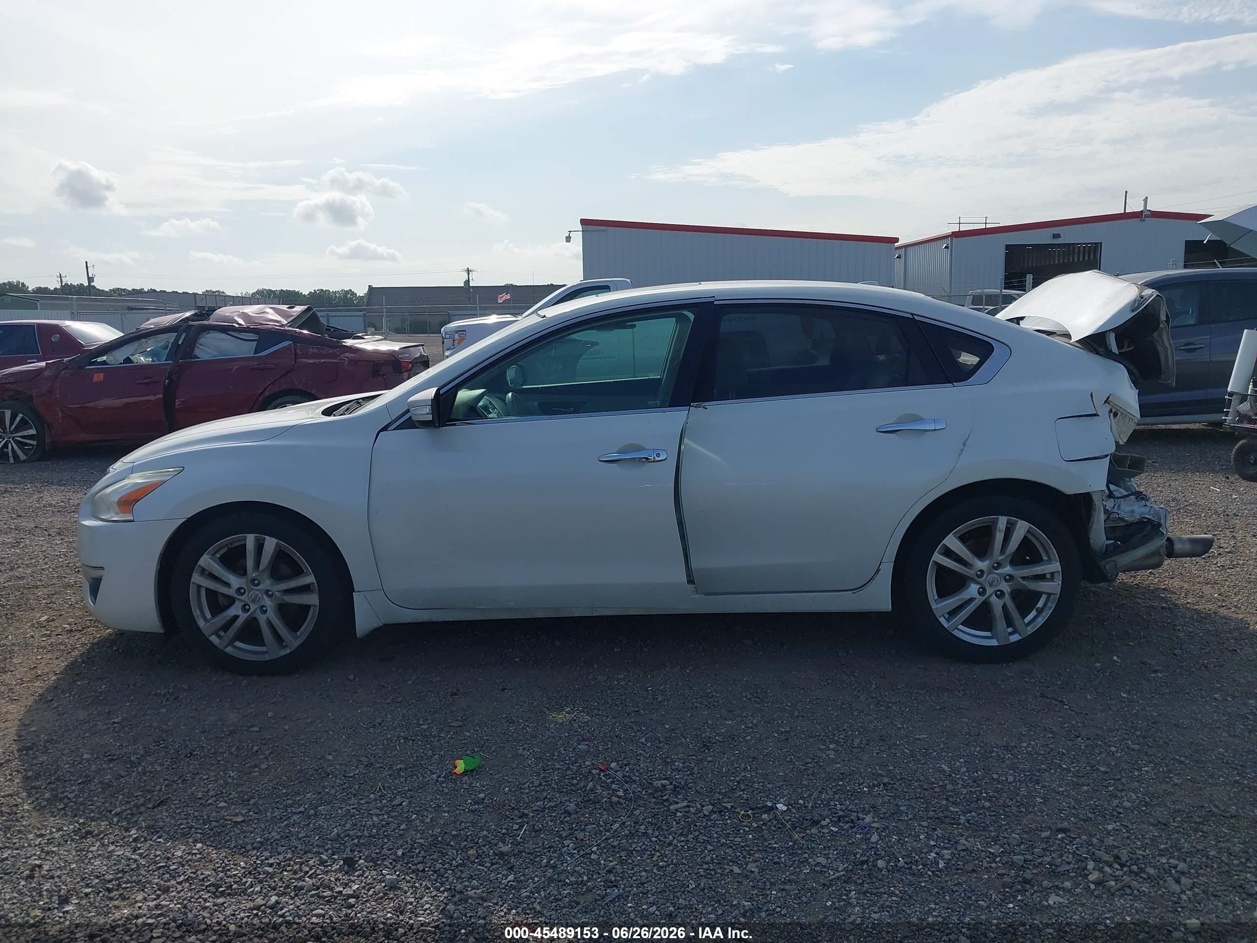 2014 Nissan Altima 3.5 Sl White vin: 1N4BL3AP7EN241809