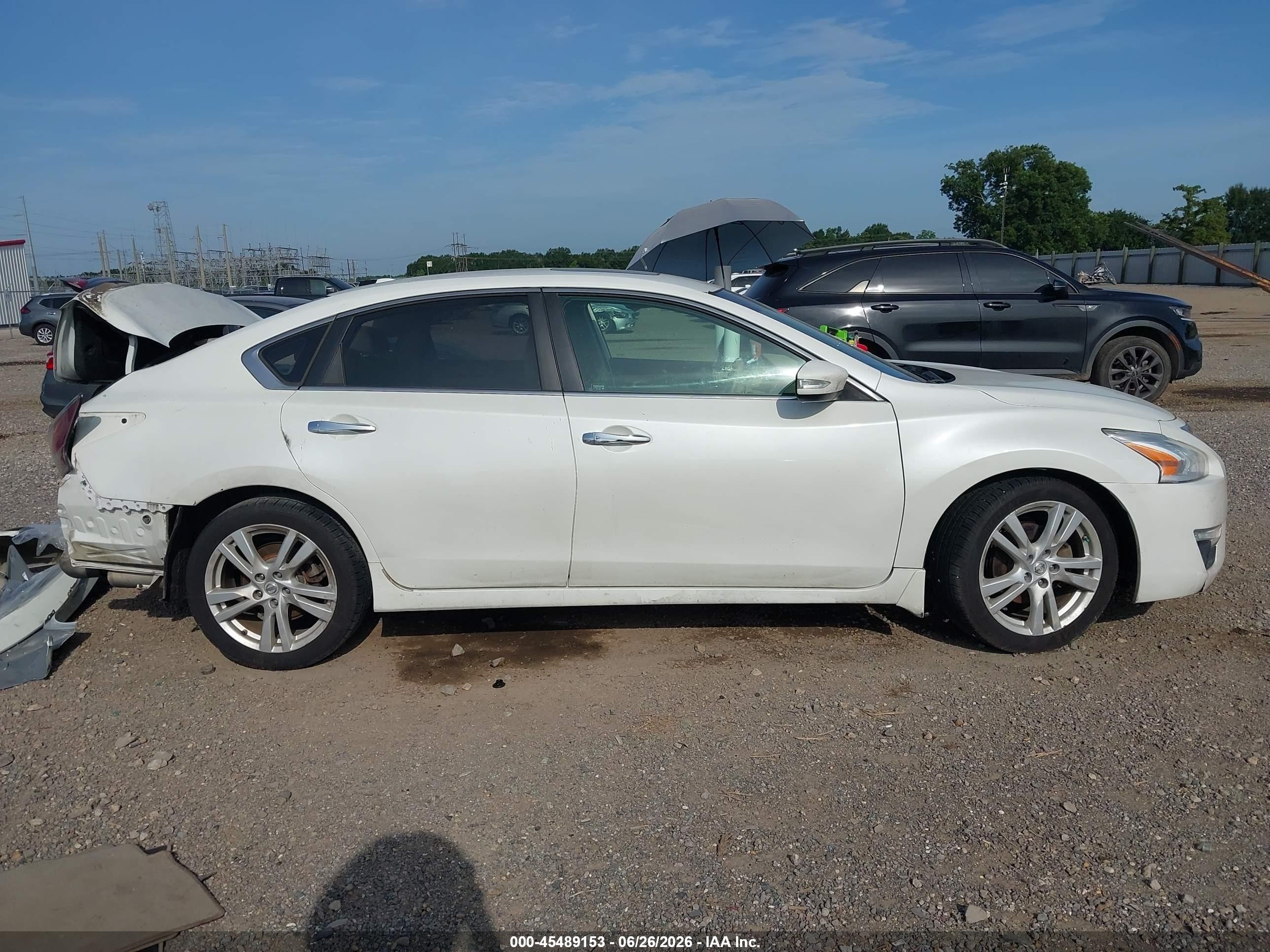 2014 Nissan Altima 3.5 Sl White vin: 1N4BL3AP7EN241809