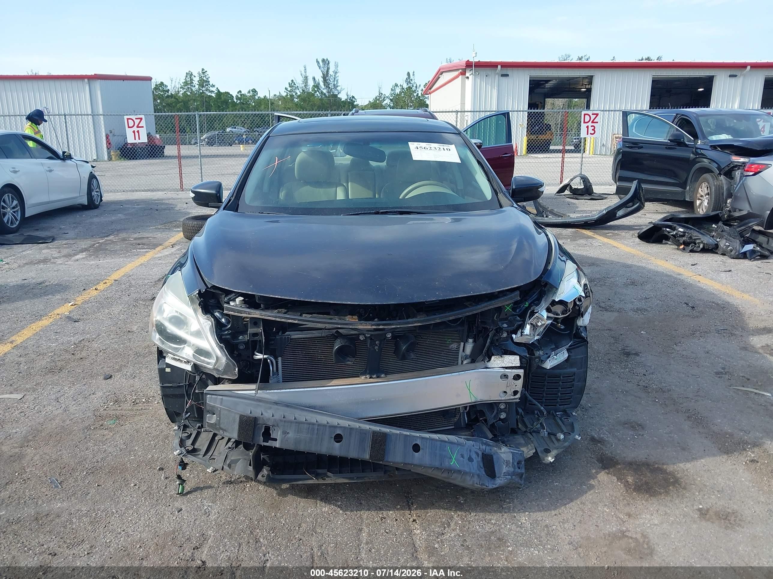 2015 Nissan Altima 3.5 Sl Gray vin: 1N4BL3AP7FC282454