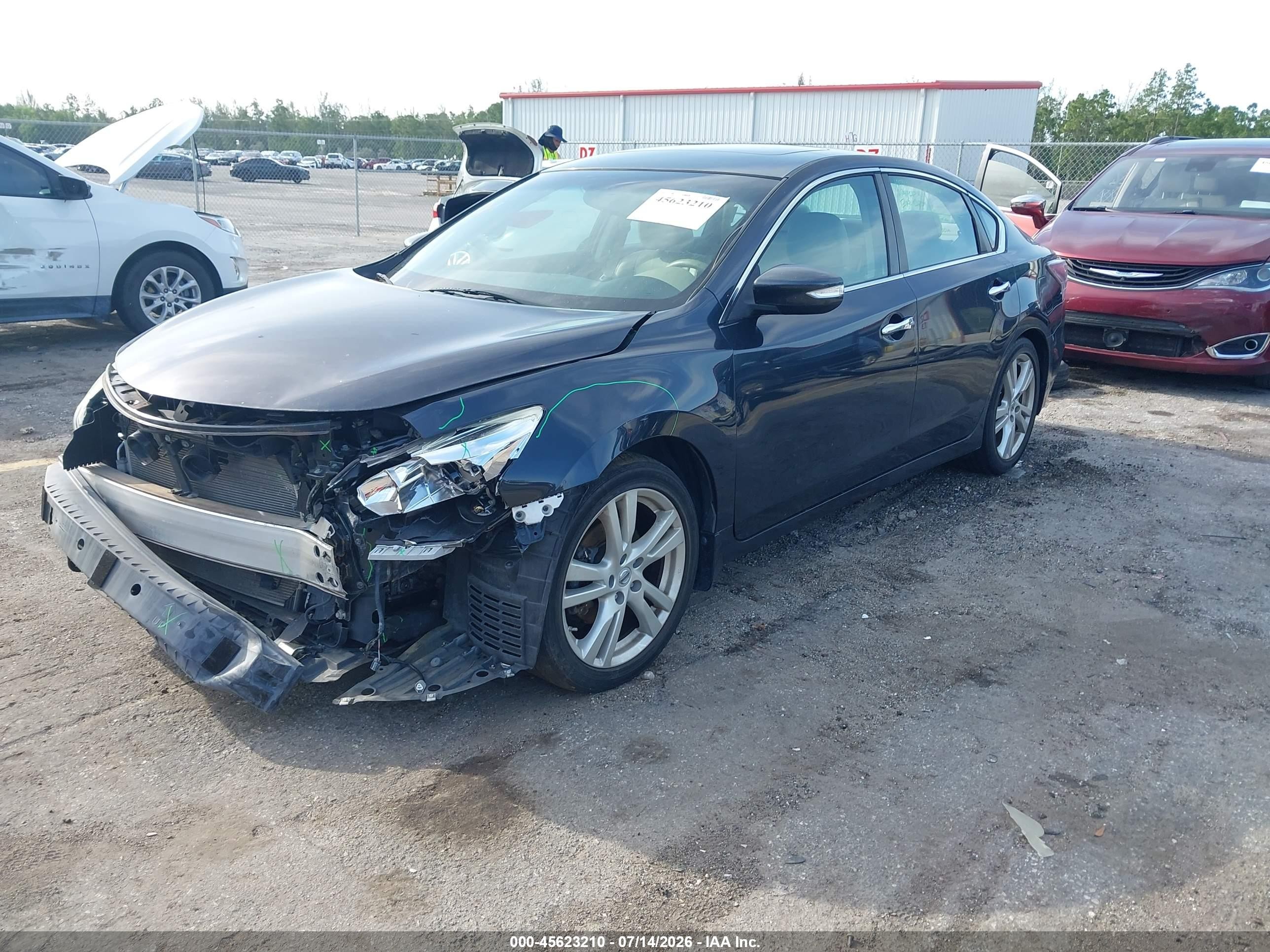 2015 Nissan Altima 3.5 Sl Gray vin: 1N4BL3AP7FC282454
