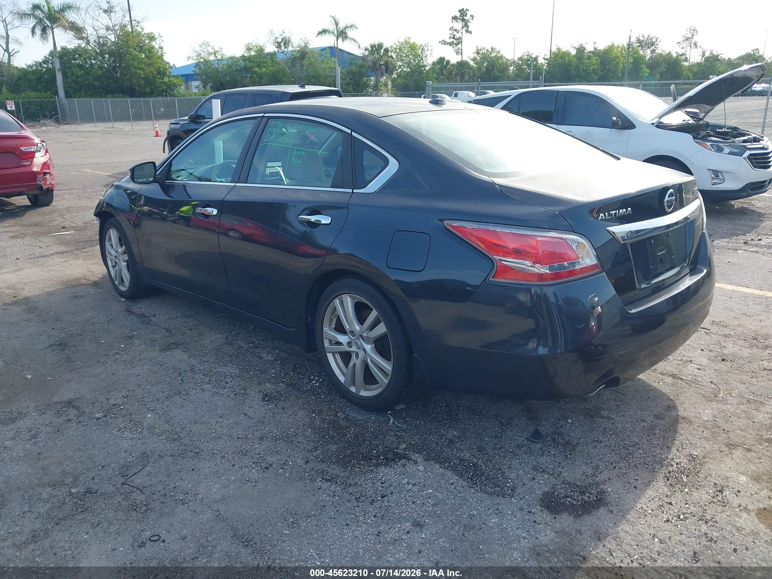 2015 Nissan Altima 3.5 Sl Gray vin: 1N4BL3AP7FC282454