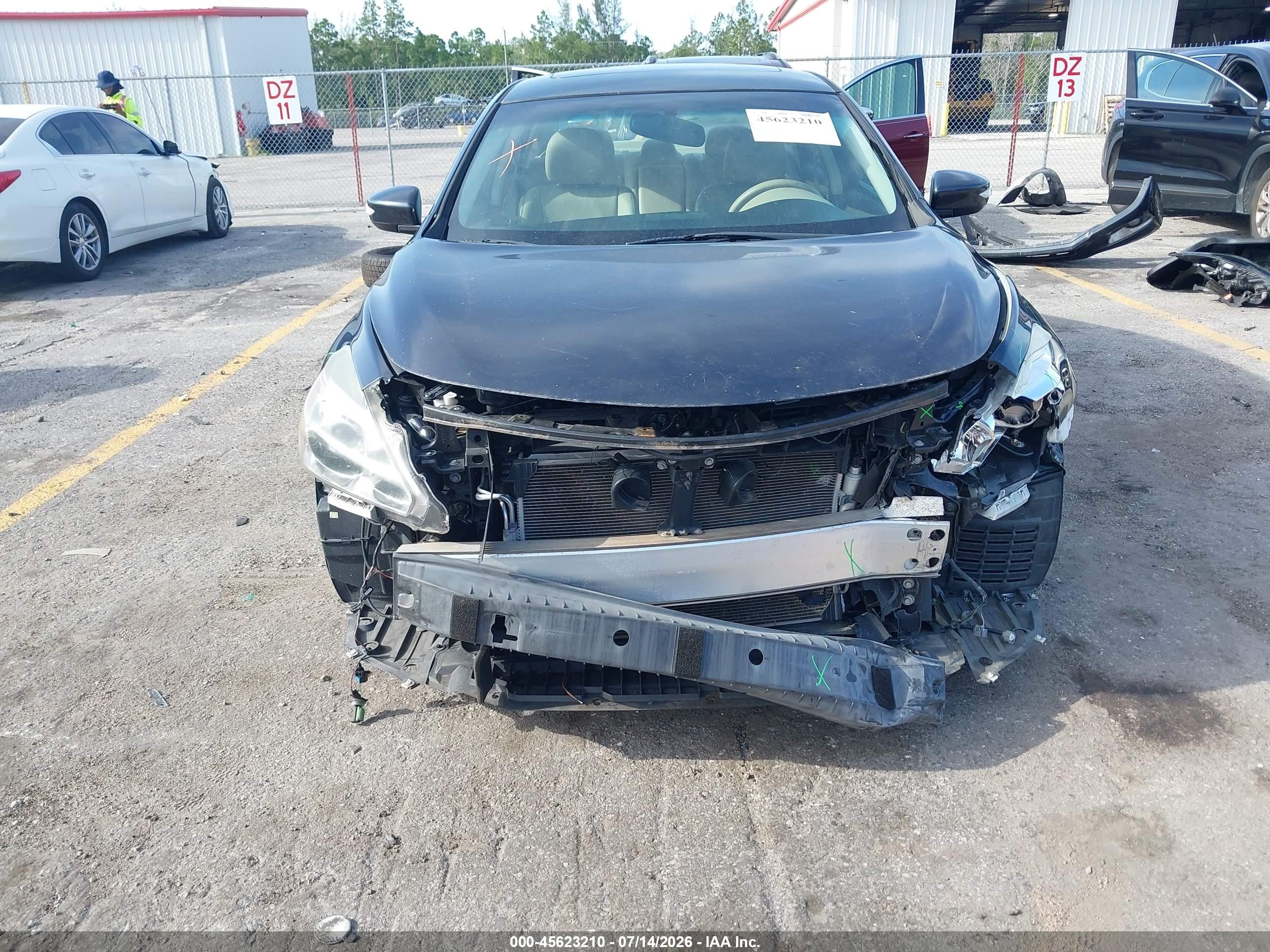 2015 Nissan Altima 3.5 Sl Gray vin: 1N4BL3AP7FC282454