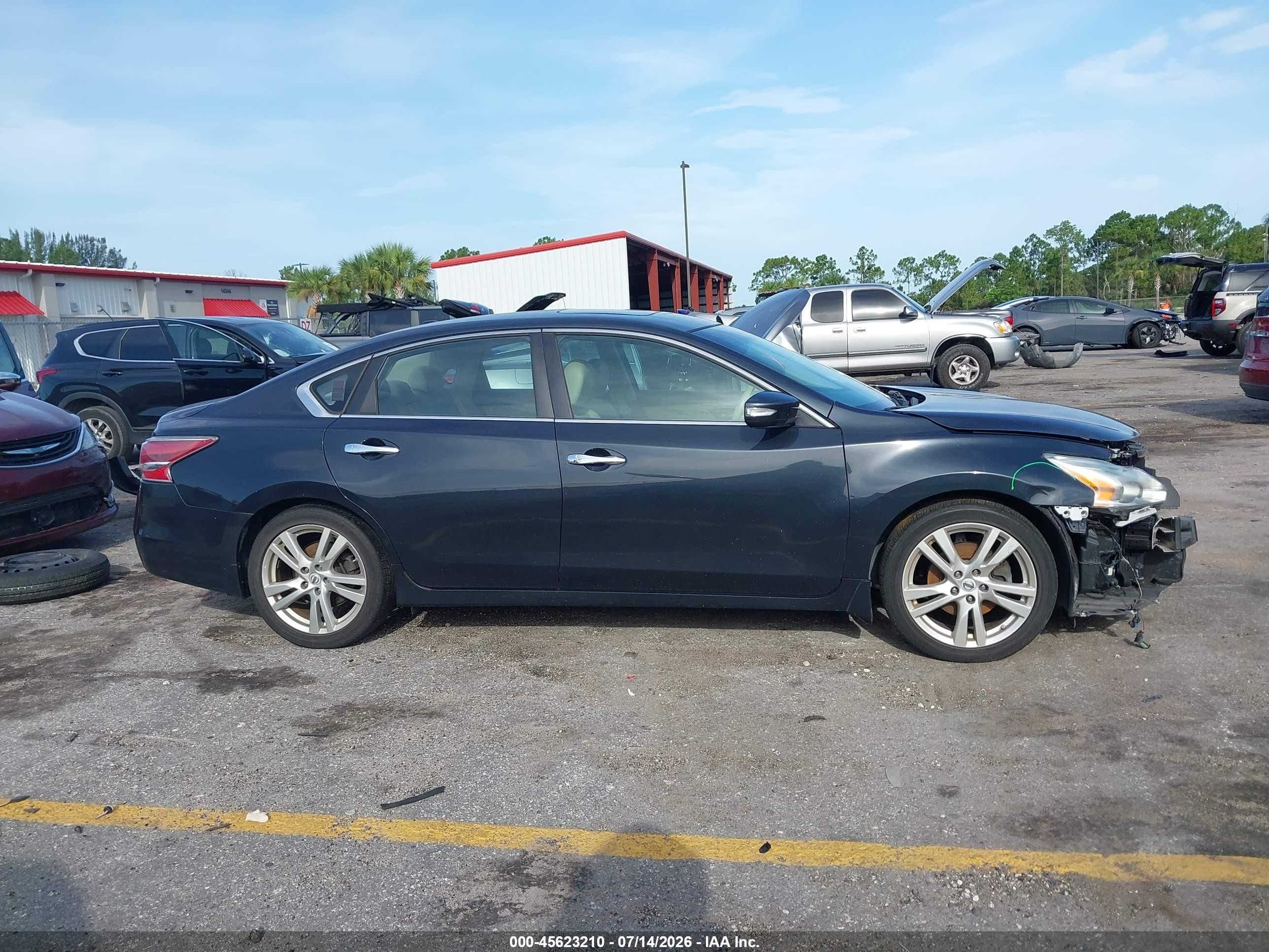 2015 Nissan Altima 3.5 Sl Gray vin: 1N4BL3AP7FC282454