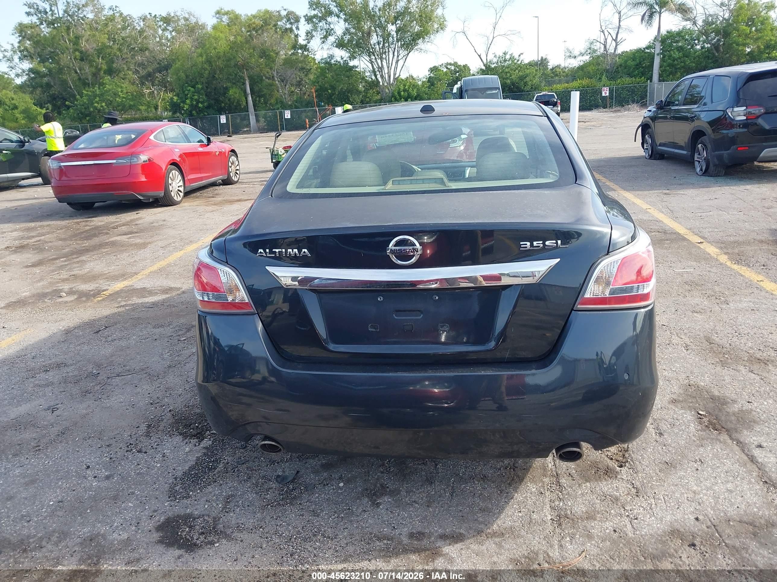 2015 Nissan Altima 3.5 Sl Gray vin: 1N4BL3AP7FC282454