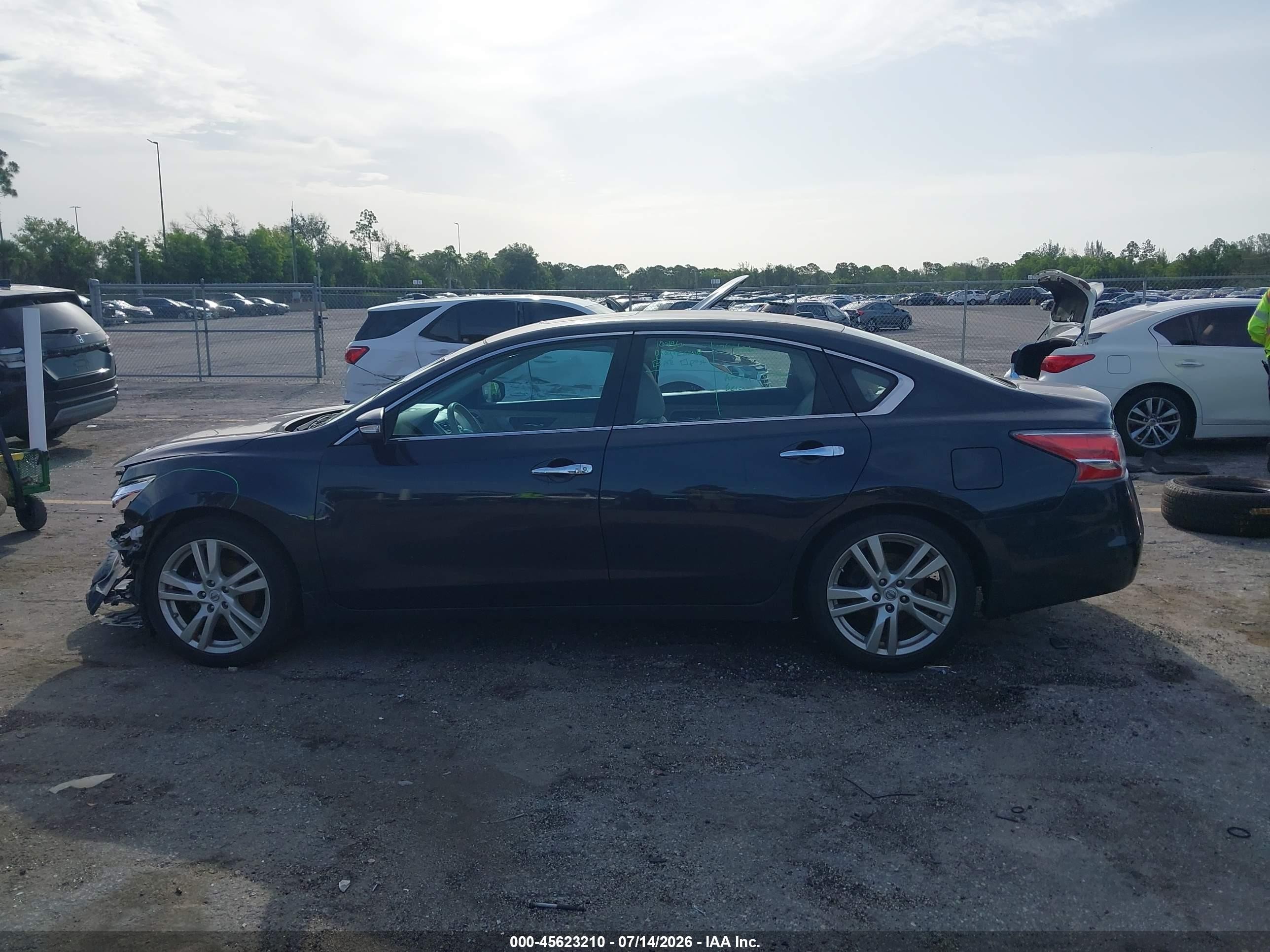 2015 Nissan Altima 3.5 Sl Gray vin: 1N4BL3AP7FC282454