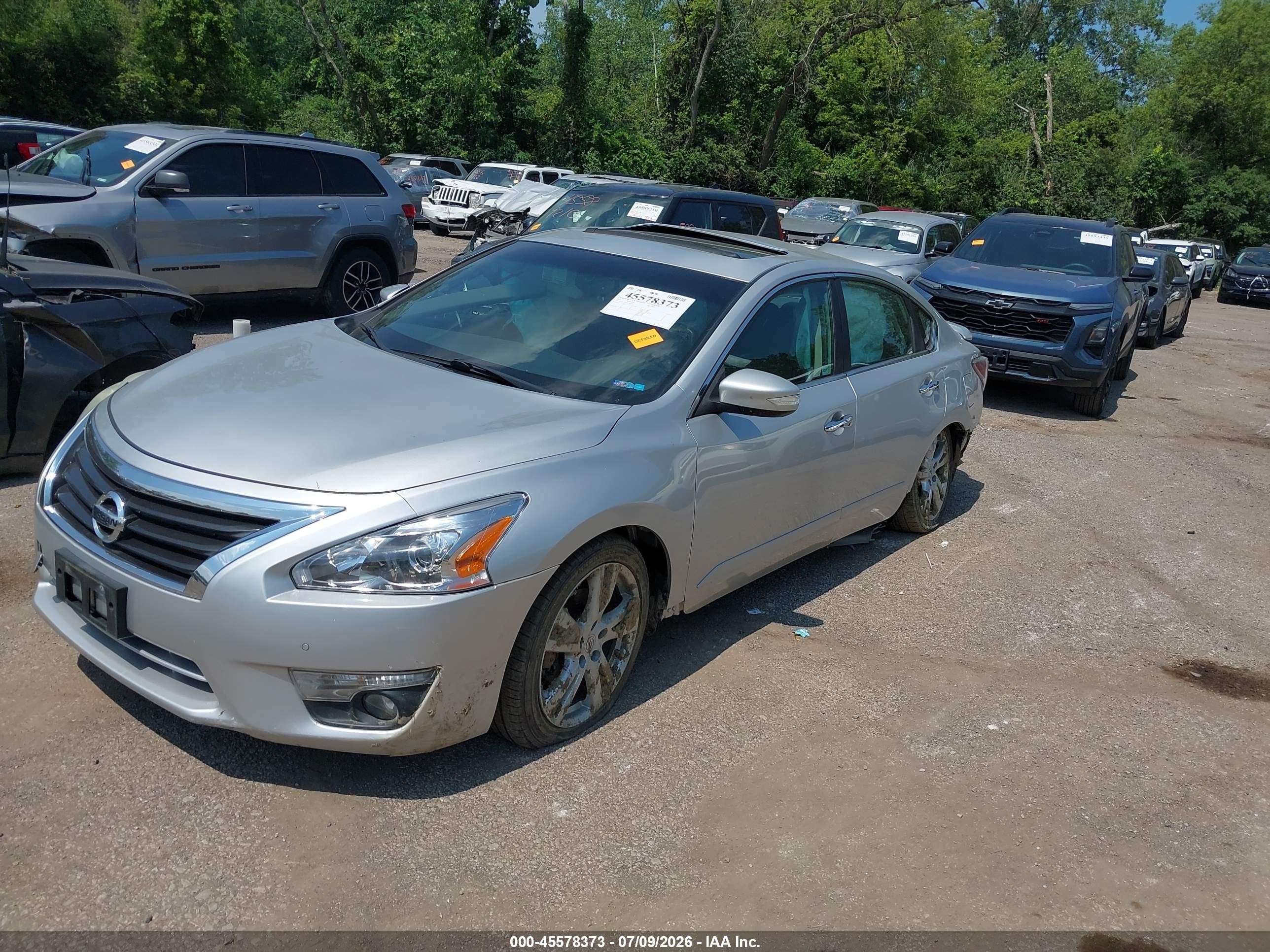 2015 Nissan Altima 3.5 Sl Серебряный vin: 1N4BL3AP7FC293213