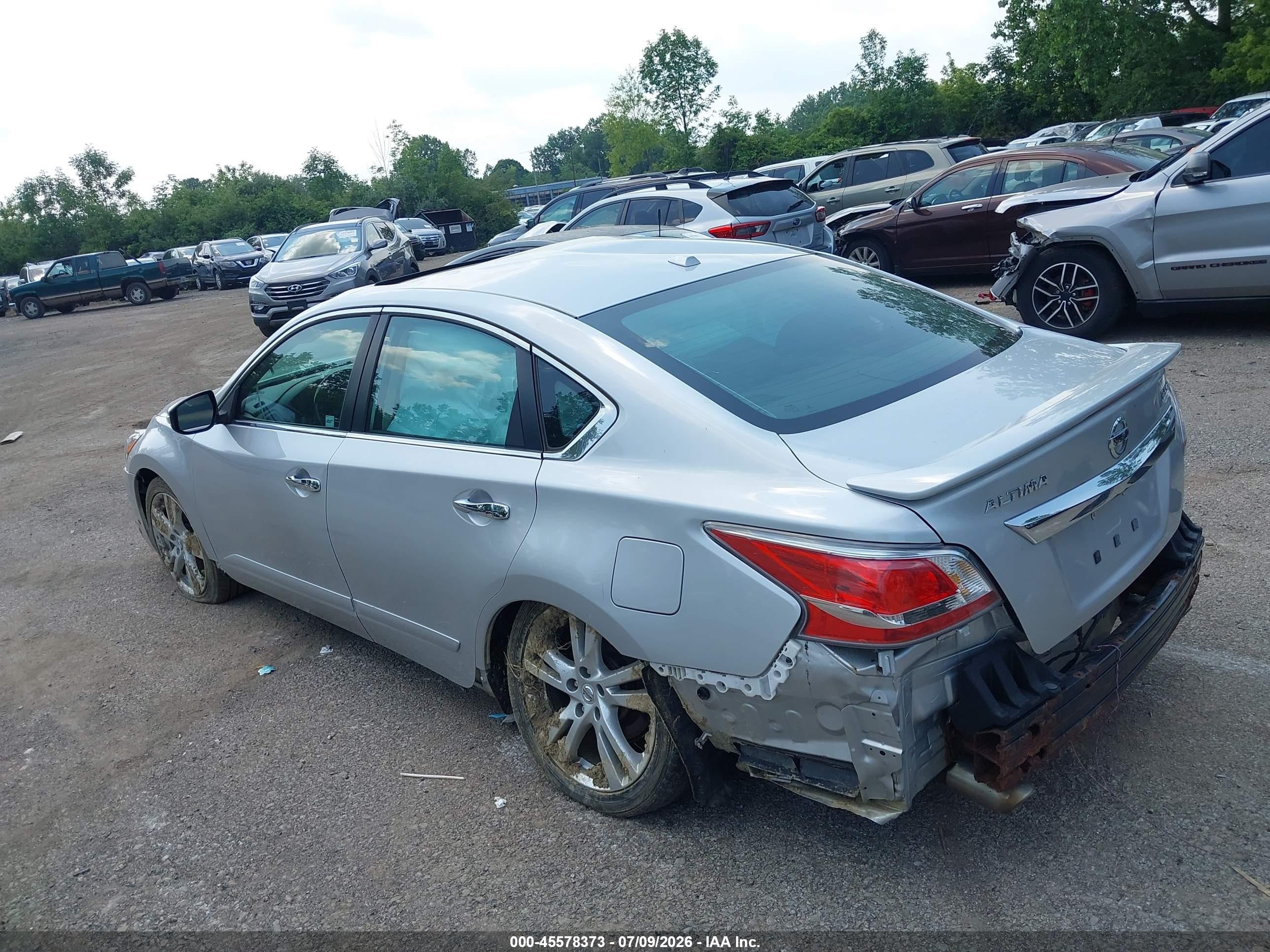2015 Nissan Altima 3.5 Sl Серебряный vin: 1N4BL3AP7FC293213