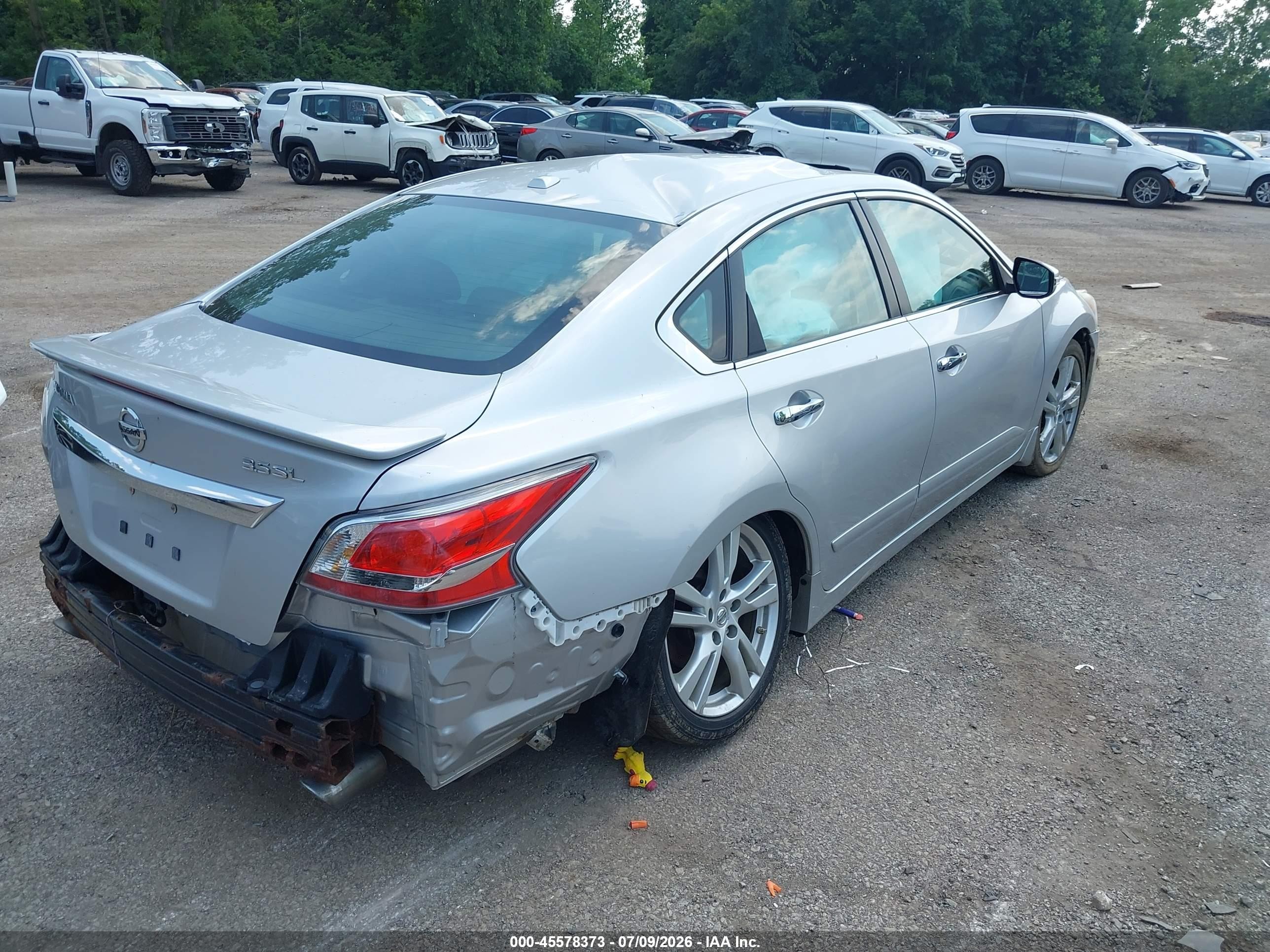 2015 Nissan Altima 3.5 Sl Серебряный vin: 1N4BL3AP7FC293213