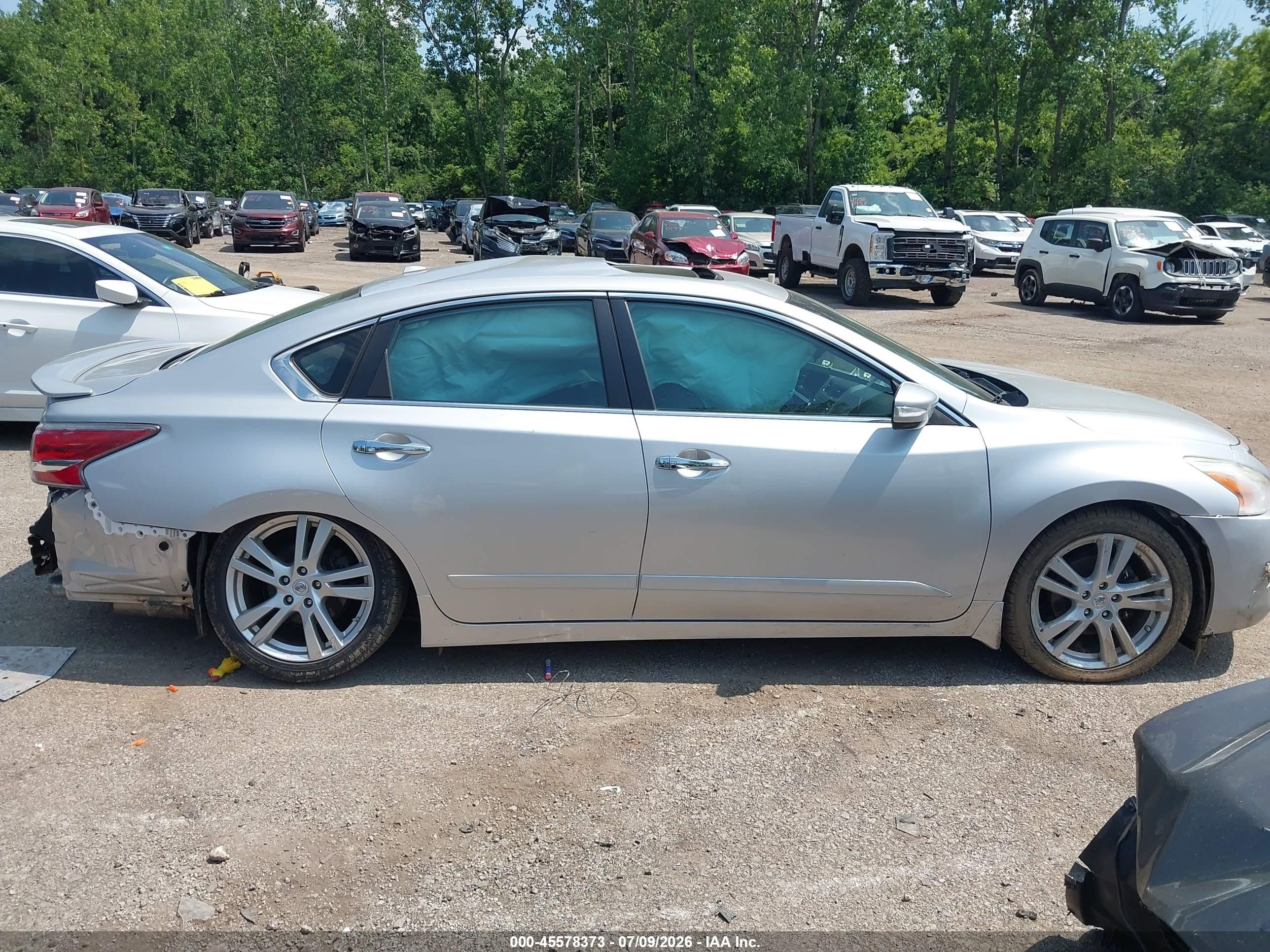 2015 Nissan Altima 3.5 Sl Серебряный vin: 1N4BL3AP7FC293213