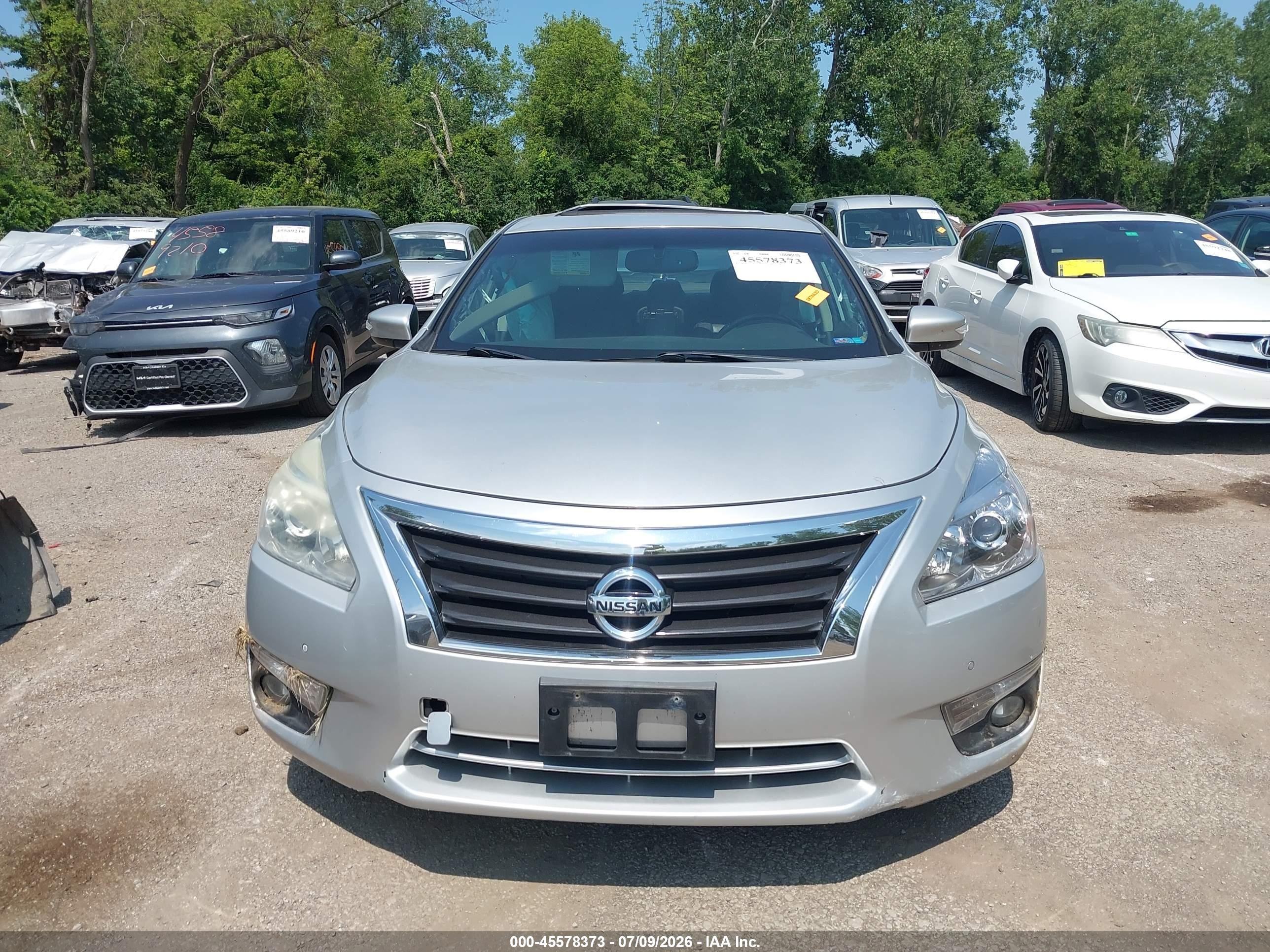 2015 Nissan Altima 3.5 Sl Серебряный vin: 1N4BL3AP7FC293213