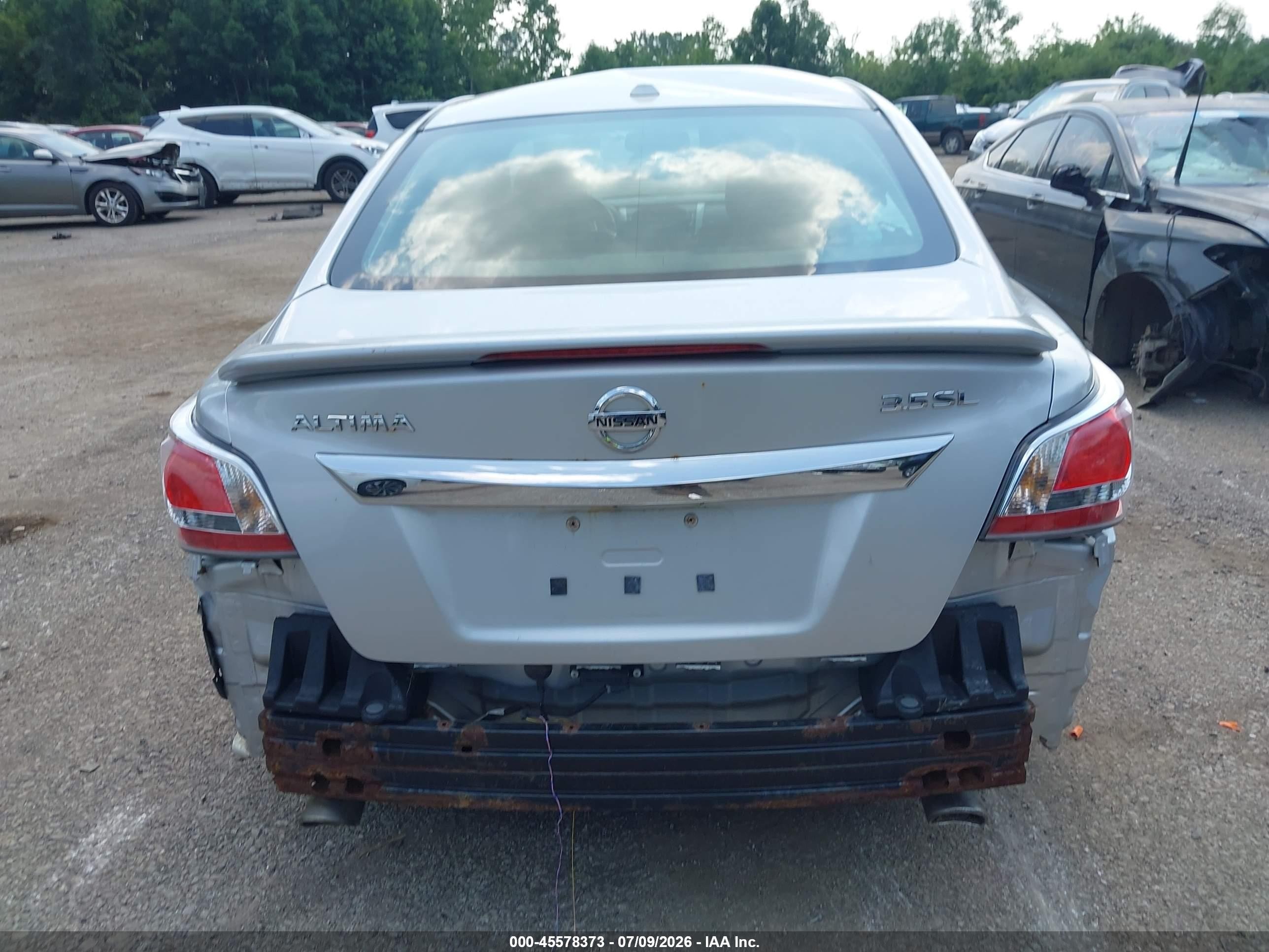 2015 Nissan Altima 3.5 Sl Серебряный vin: 1N4BL3AP7FC293213