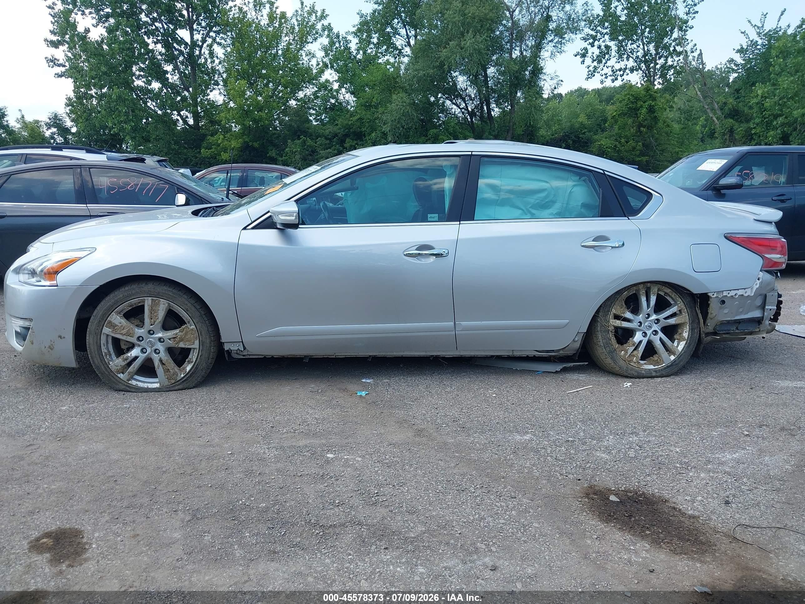 2015 Nissan Altima 3.5 Sl Серебряный vin: 1N4BL3AP7FC293213