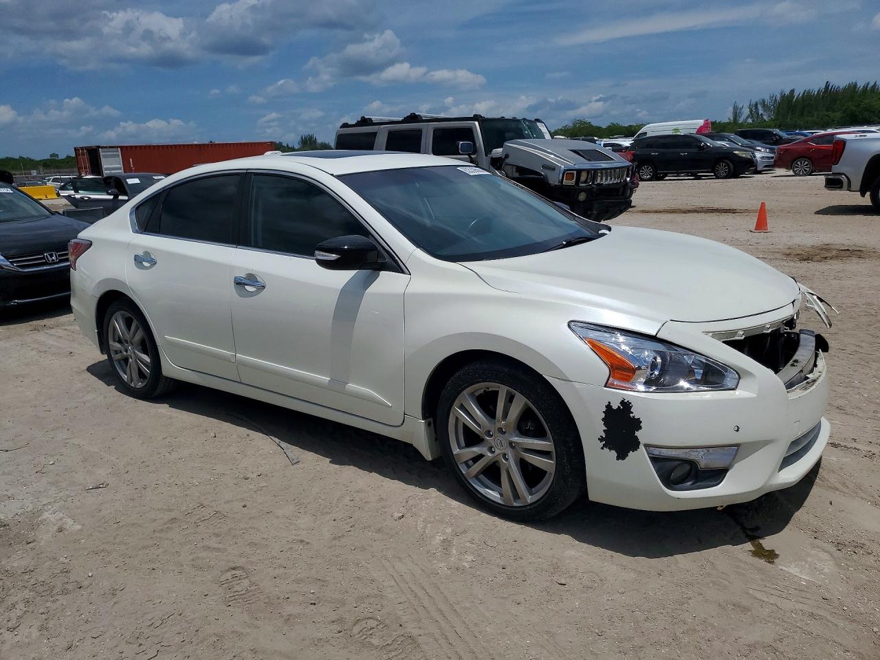 2015 Nissan Altima 3.5 Sl White vin: 1N4BL3AP7FC592992